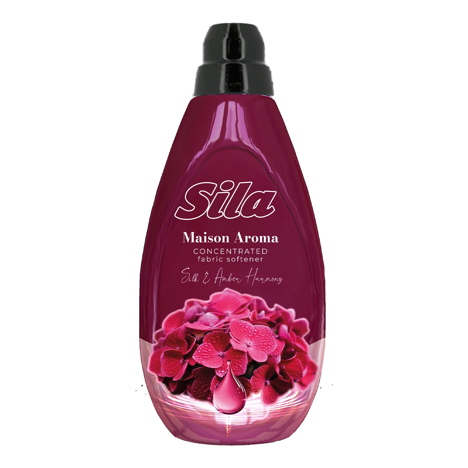 Кондиціонер-пом`якшувач Sila 800мл д/тканин Maison Aroma Silk&Amber Harmony Новинка Фото №:1