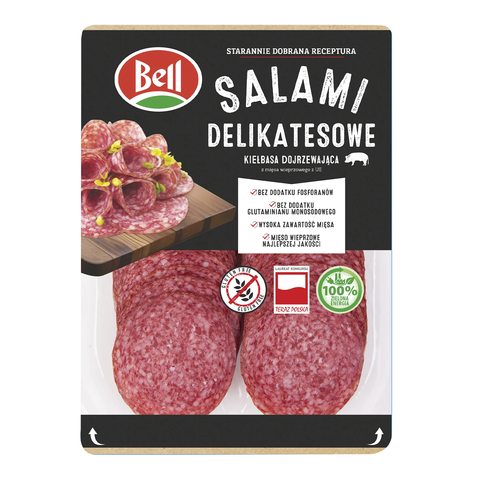 Ковбаса Bell 100г салямi делікатесна с/к