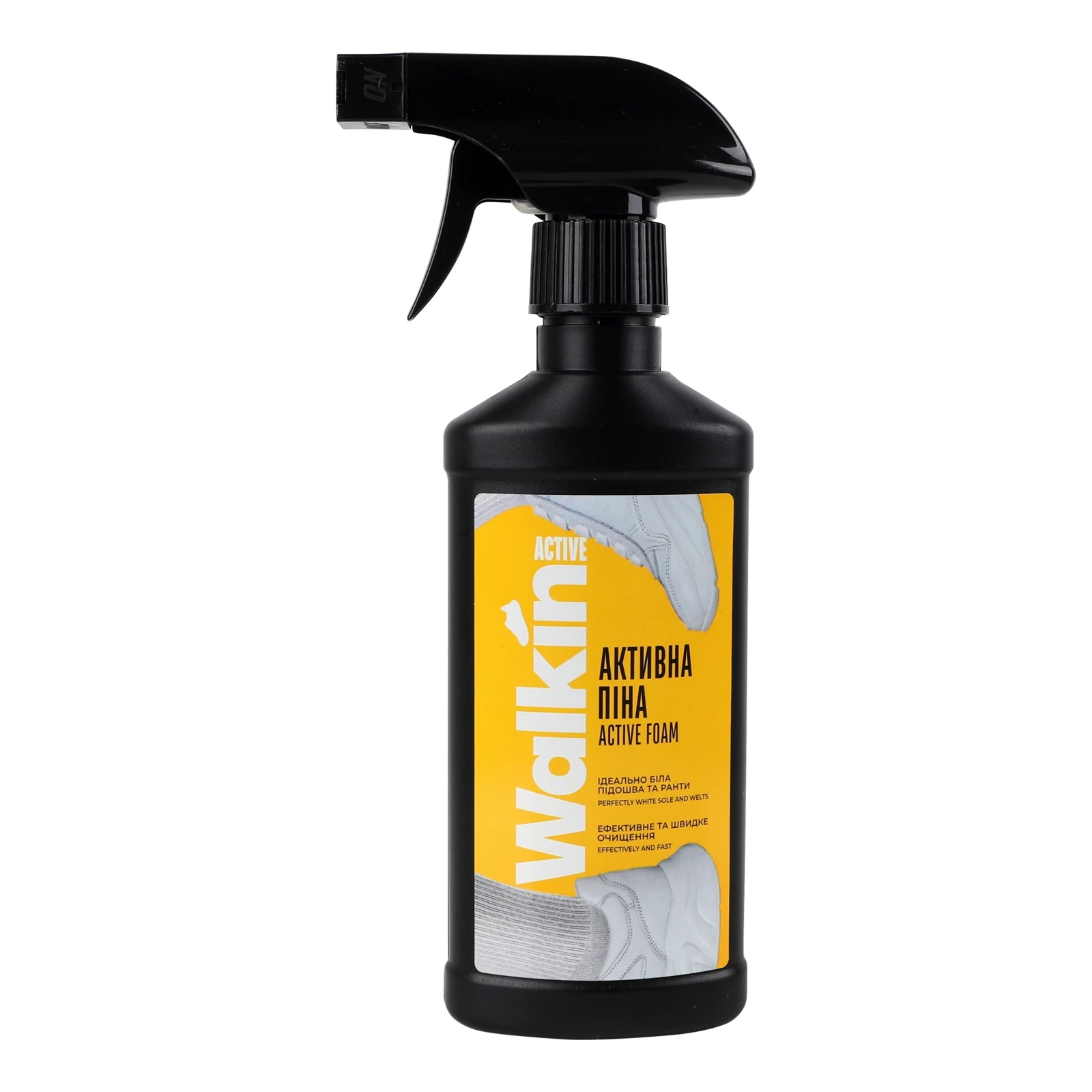 Піна Walkin активна 200мл для очищення білого взуття підошов та рантів Новинка Фото №:1