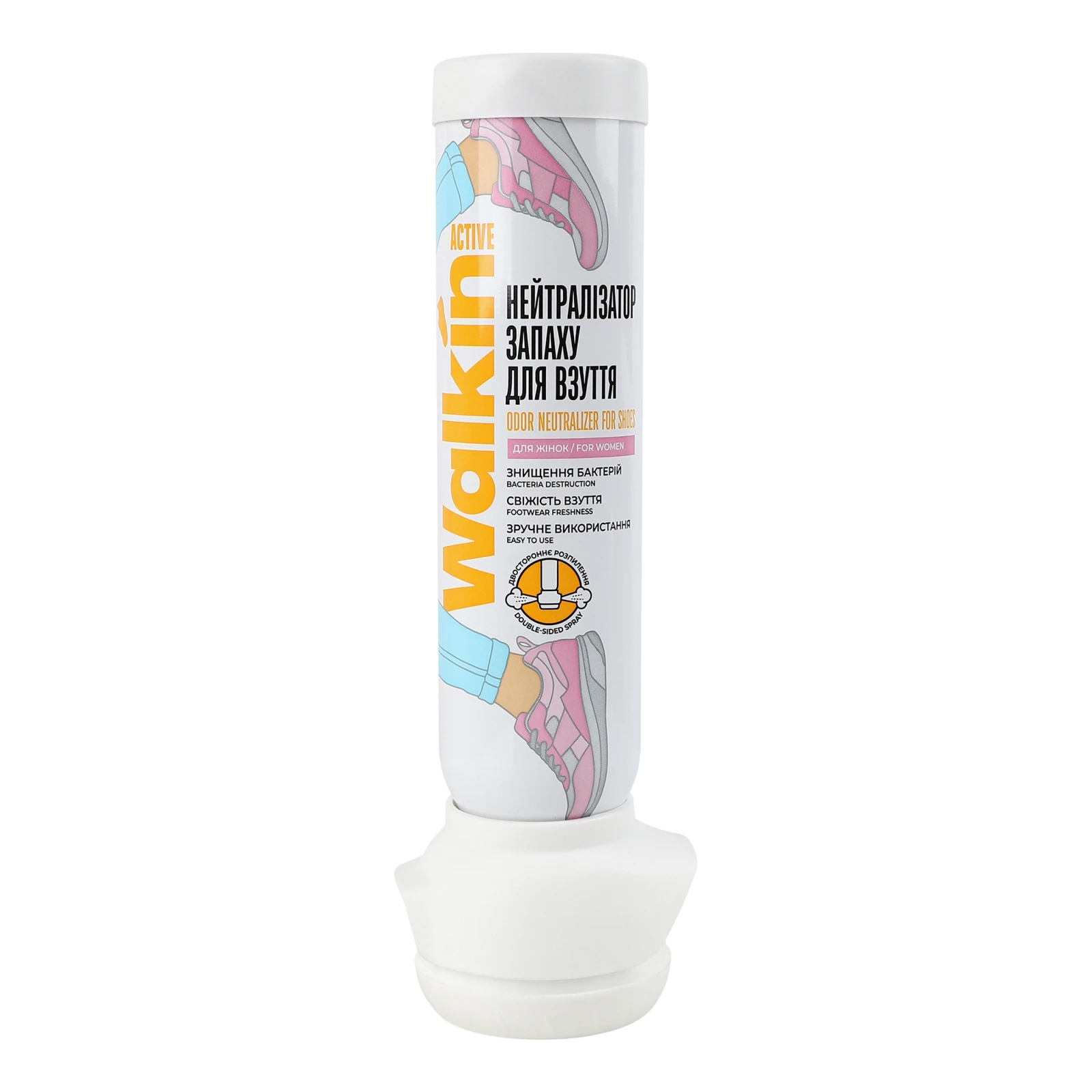 Нейтралізатор запаху Walkin 100мл Active для взуття для жінок Фото №:1