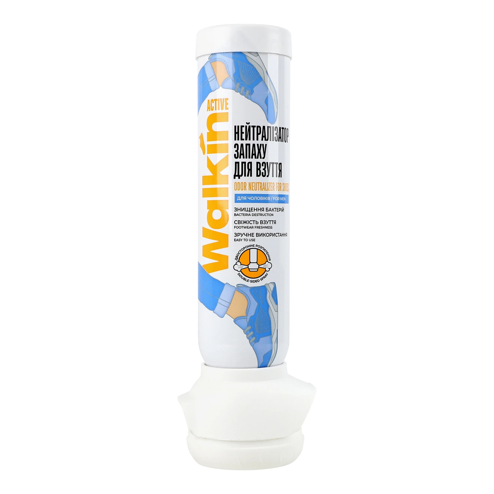 Нейтралізатор запаху Walkin 100мл Active для взуття для чоловіків Фото №:1