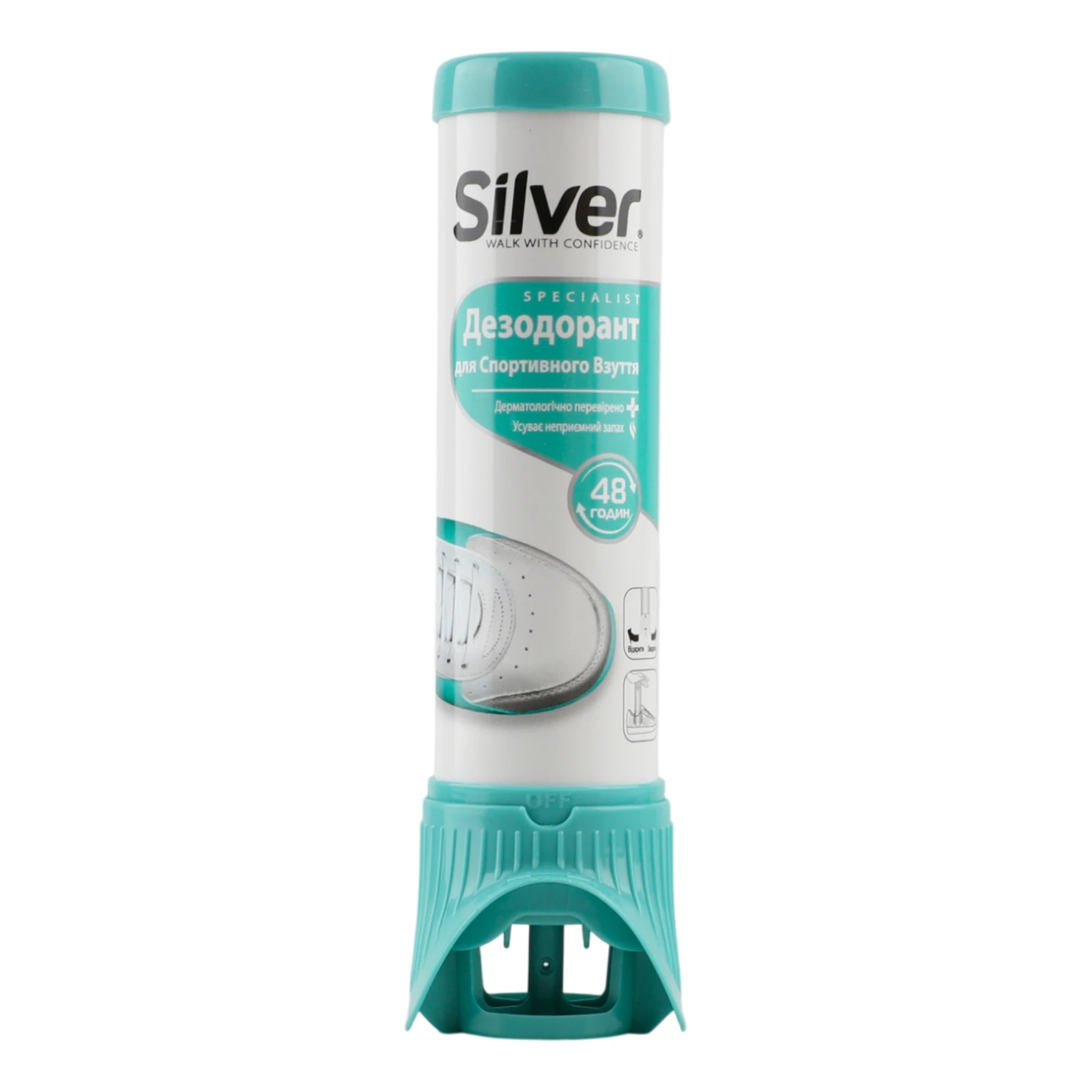 Дезодорант Silver 100мл Specialist для спортивного взуття Фото №:1