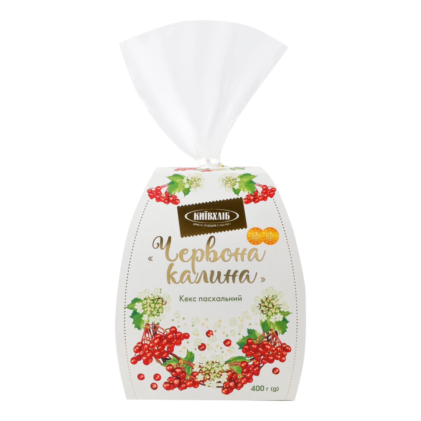 Кекс Київхліб 400г пасхальний Червона калина Фото №:1