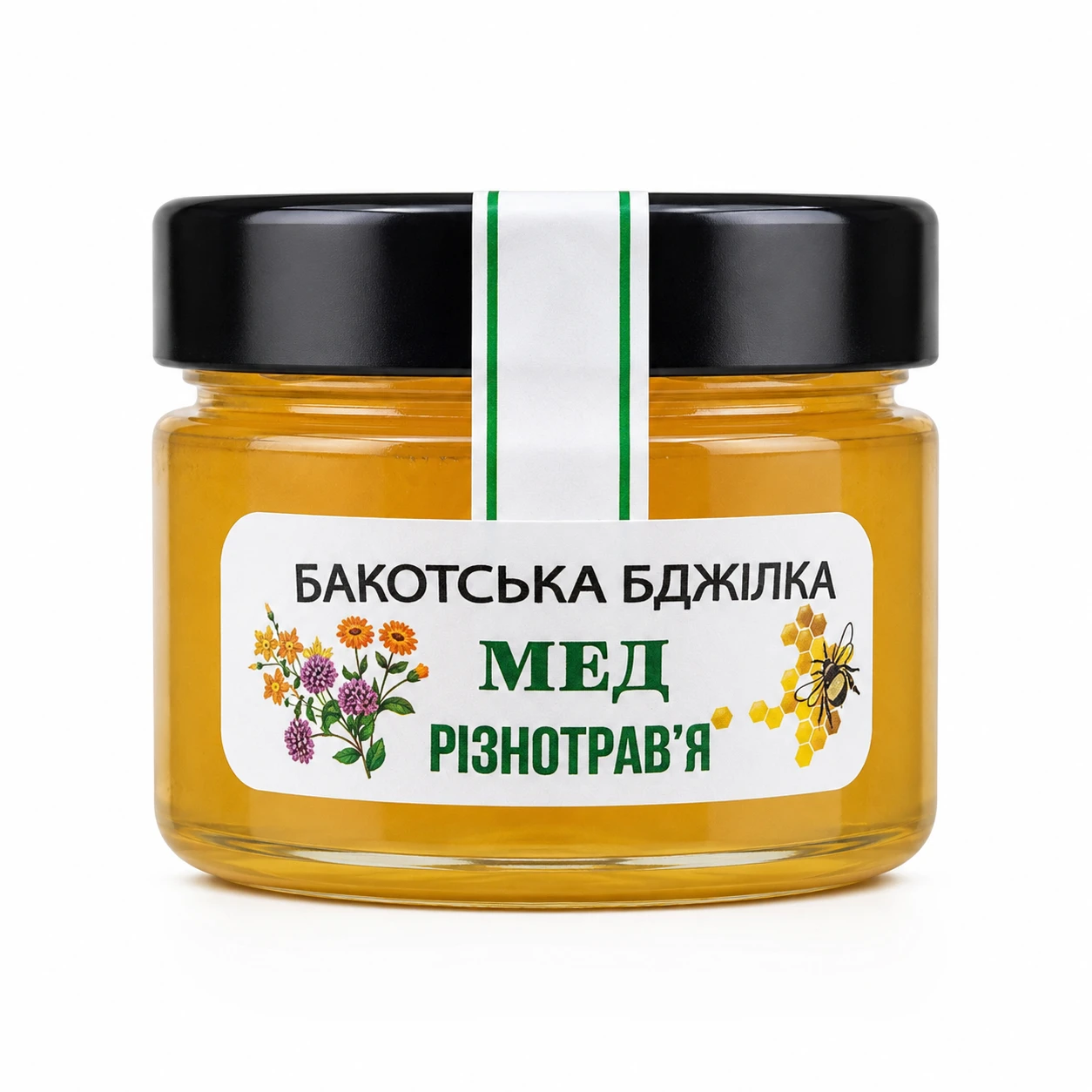 Мед Бакотська Бджілка різнотрав'я 200г
