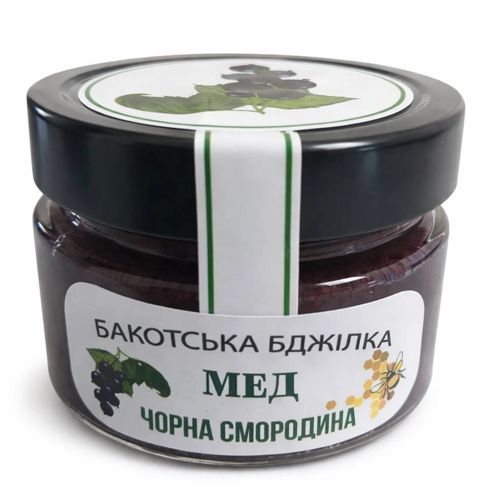 Крем-мед Бакотська Бджілка 200г смородина Новинка Фото №:1