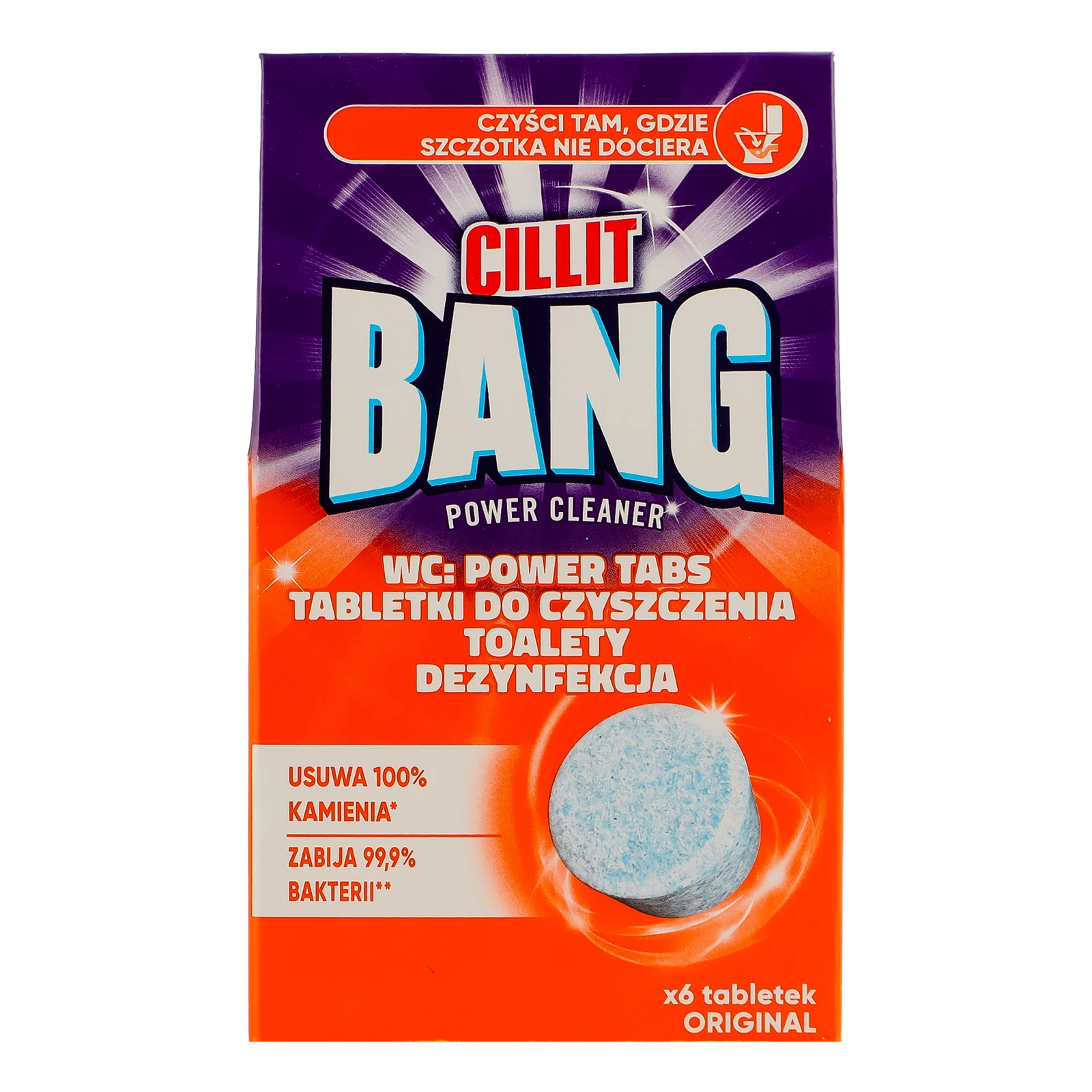 Засіб для чищення Cillit Bang для унітаза Таблетки Оригінальні 6х22.5г Фото №:1
