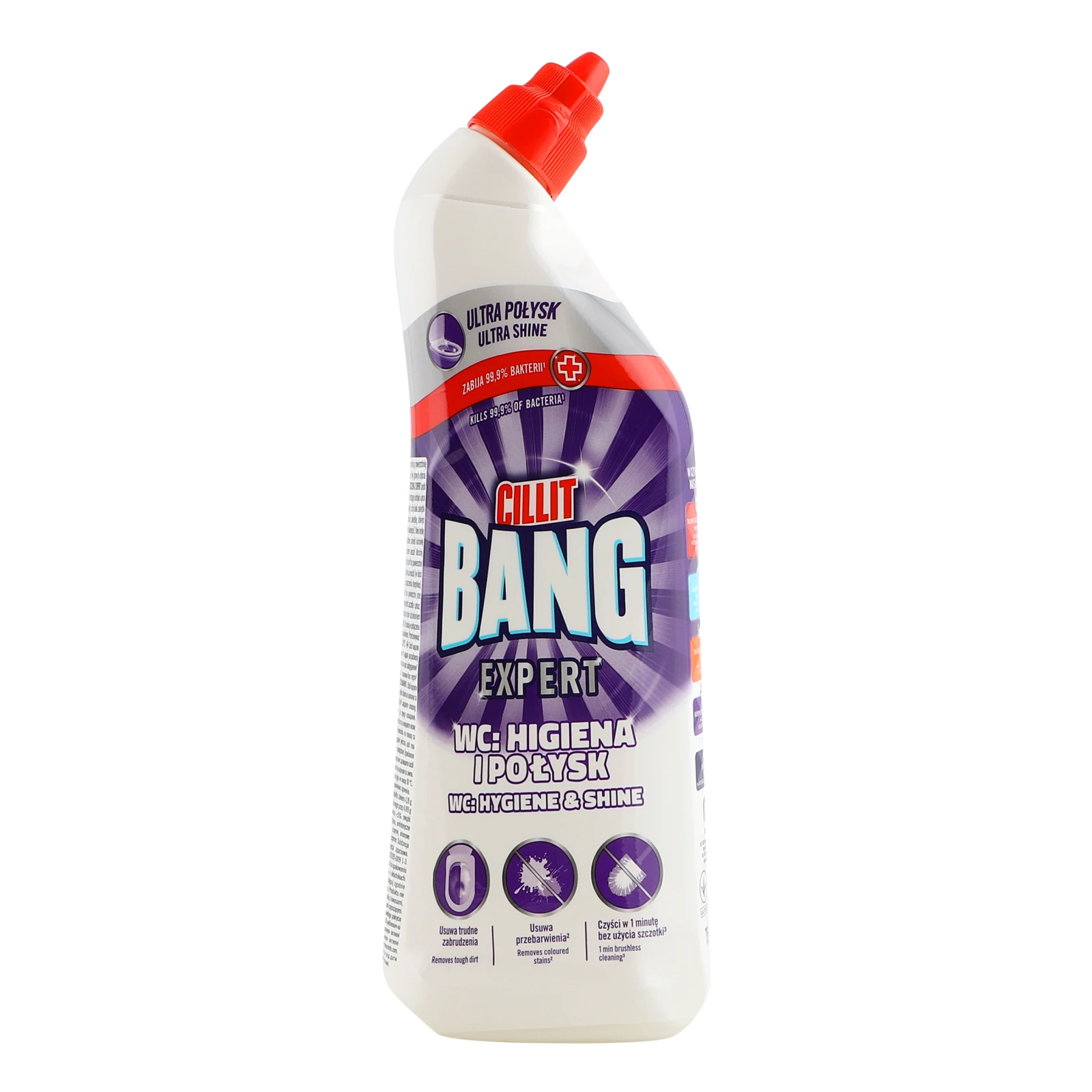 Засіб для чищення Cillit Bang для унітазу Сила відбілювання 750мл Фото №:1