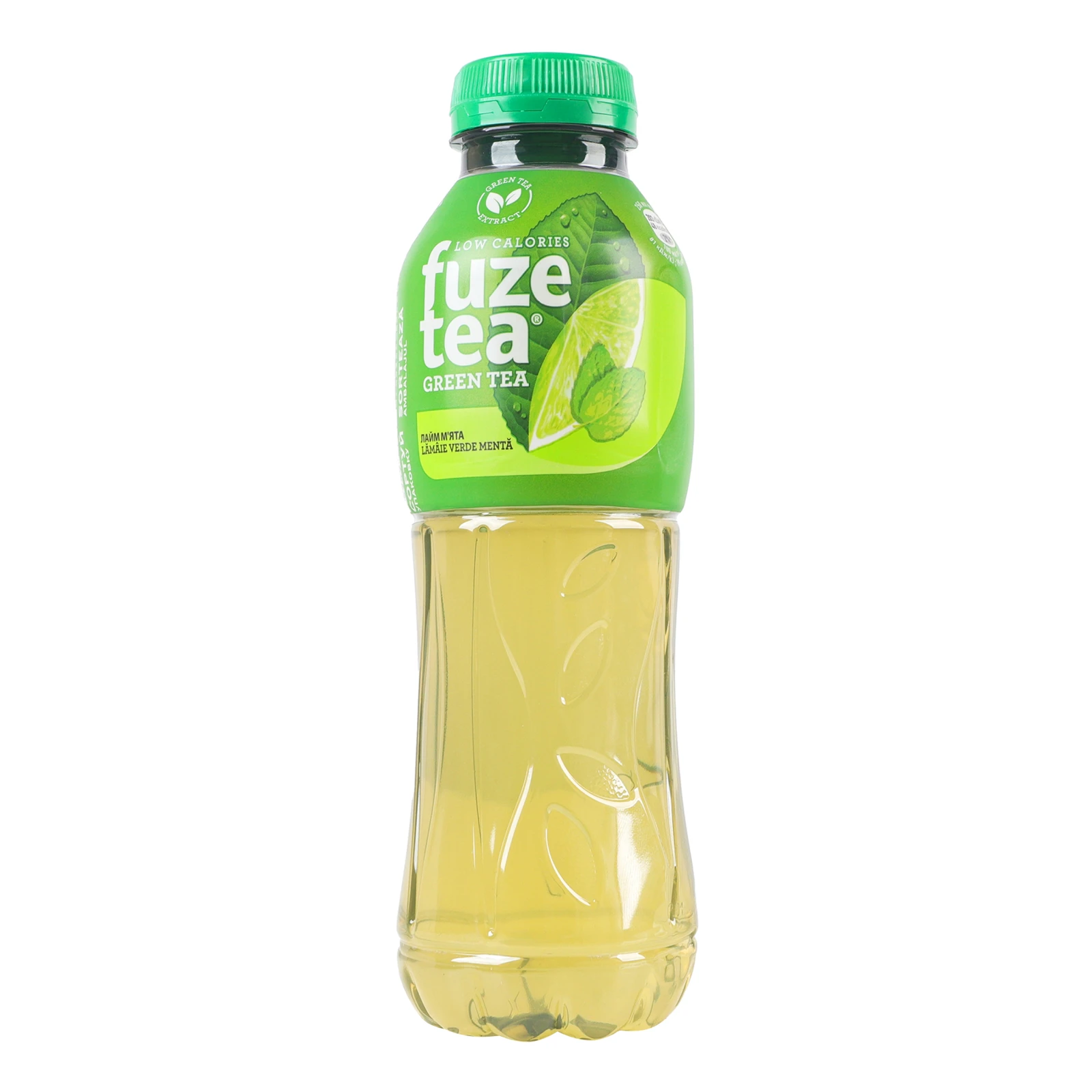Чай холодний Fuzetea зелений зі смаком Лайма-м'яти 500мл Фото №:1