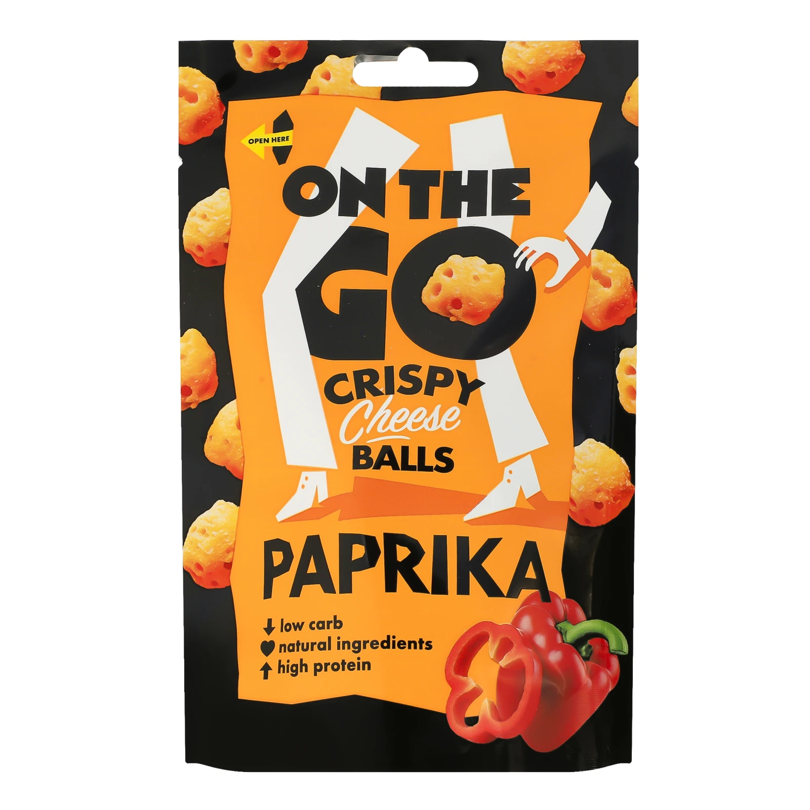 Кульки сирні On the go хрусткі зі смаком Паприки 30г Фото №:1