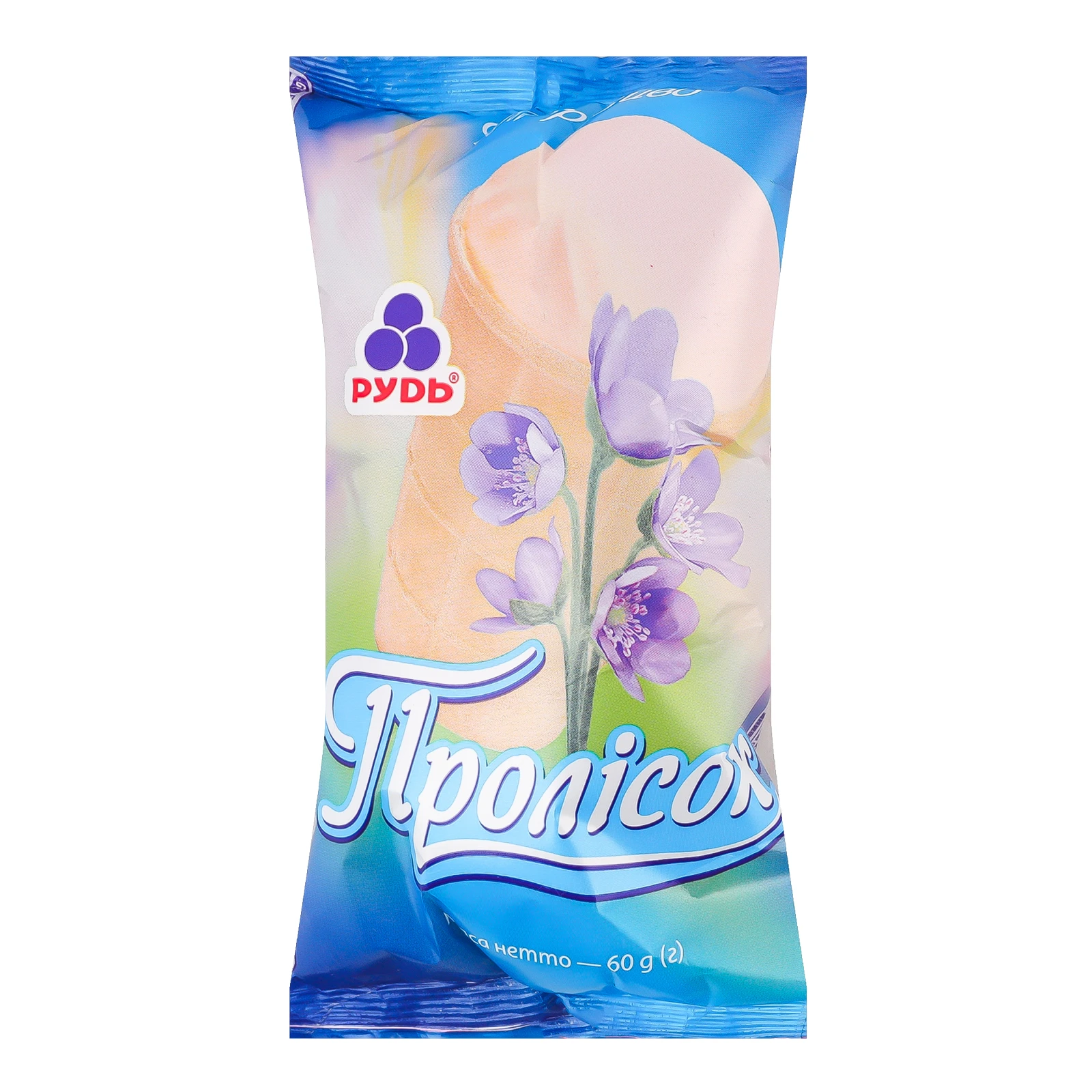 Морозиво Рудь Пролісок з комбінованим складом сировини 60г Фото №:1