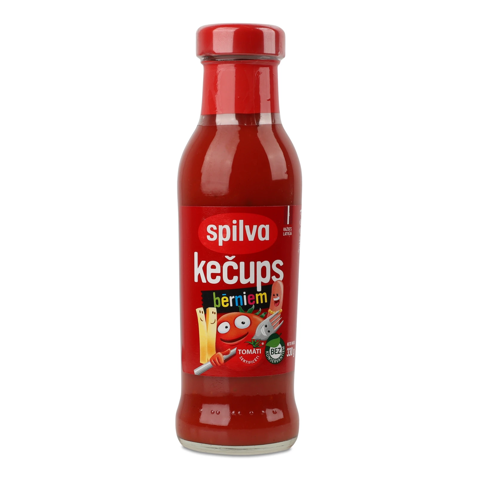 Кетчуп Spilva для дітей 330г Фото №:1