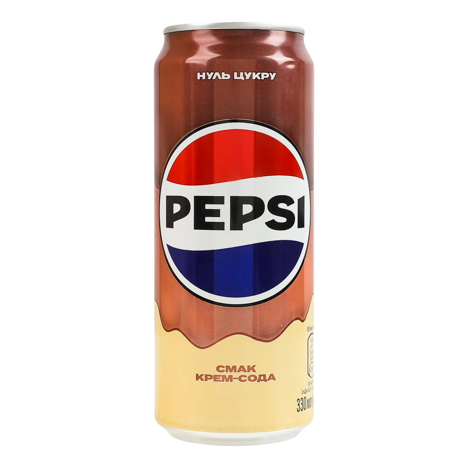 Напій Pepsi Нуль цукру безкалорійний сильногазований Крем-сода 330мл Фото №:1