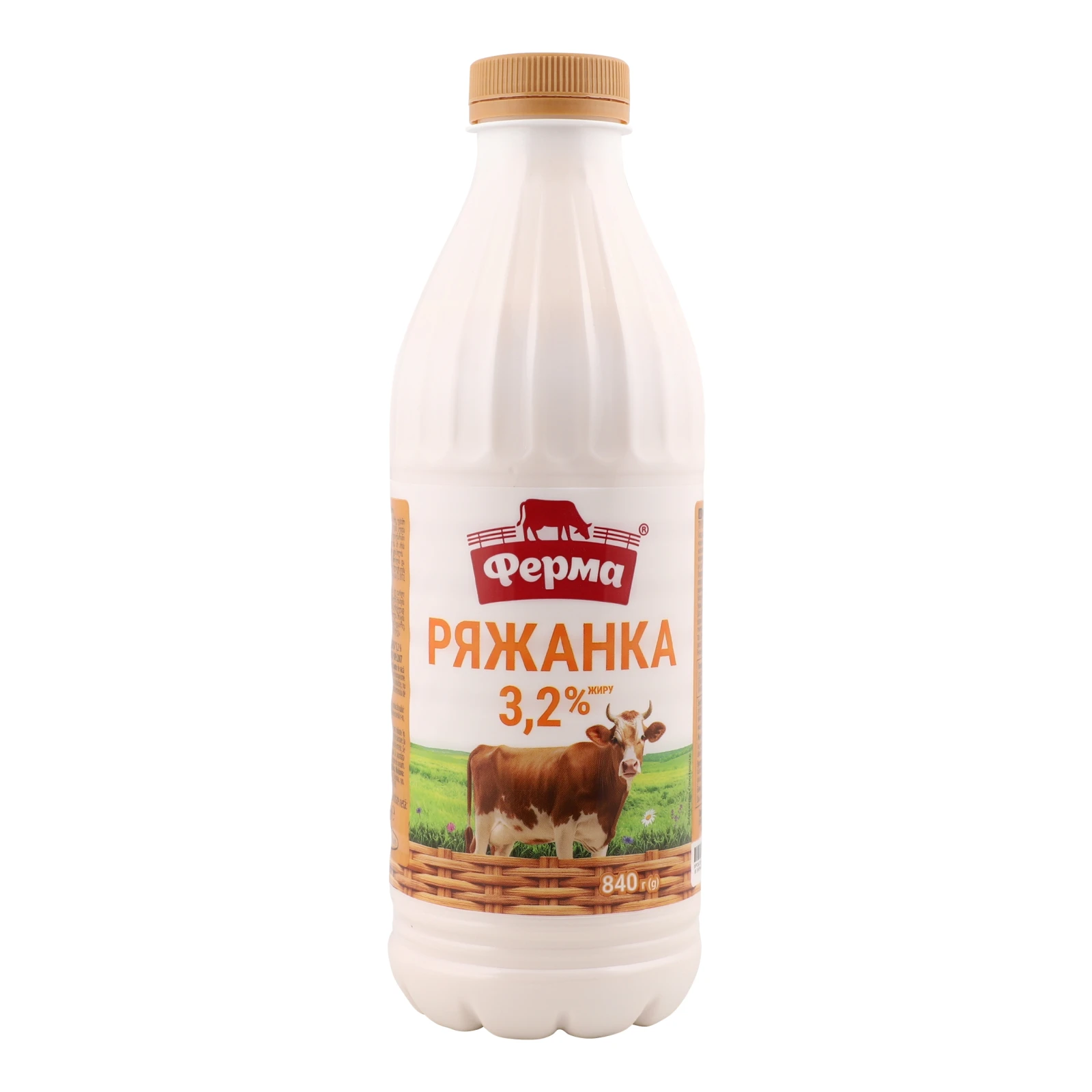 Ряжанка Ферма 840г 3.2% Фото №:1