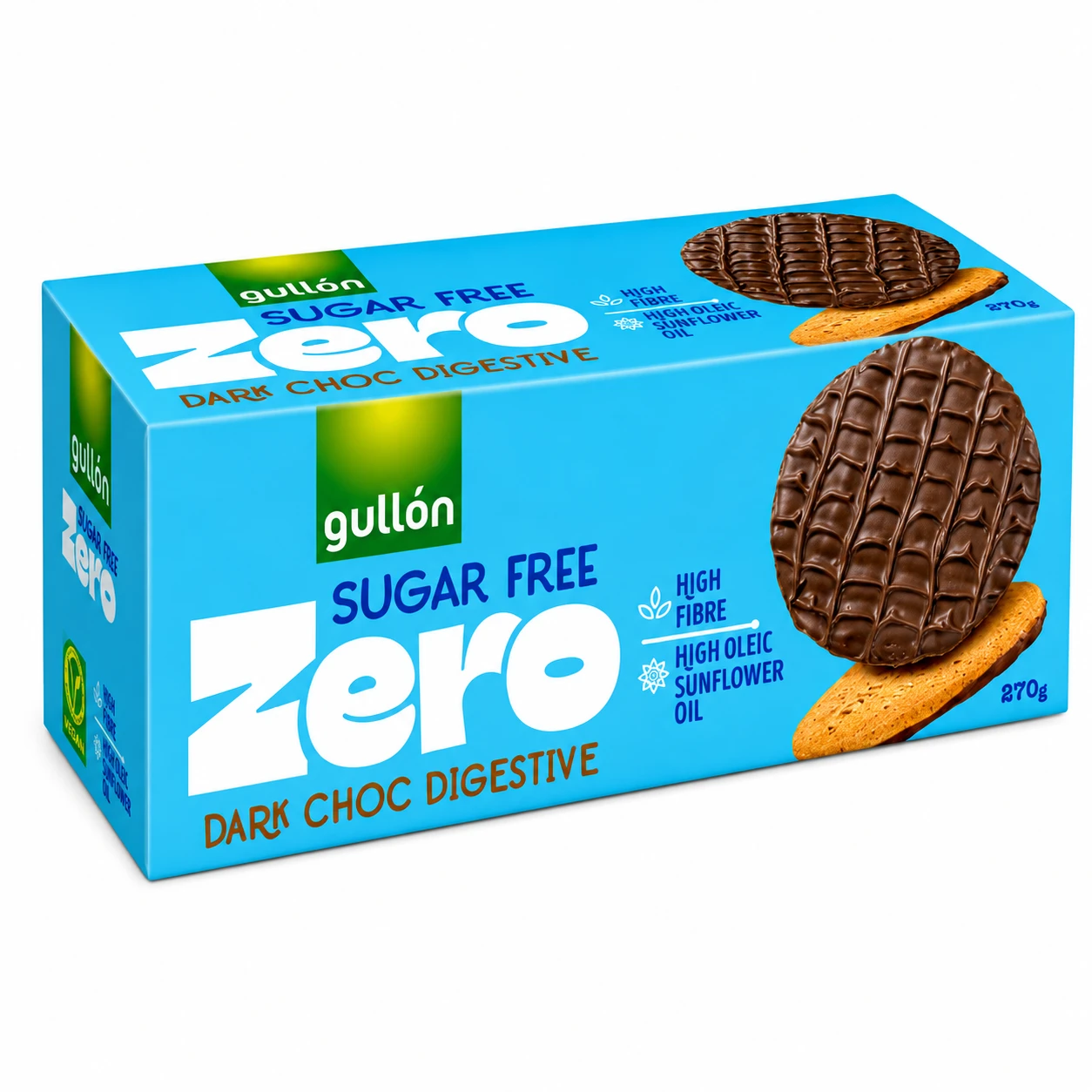 Печиво Gullon Zero Dark choc Degistive без цукру 270г