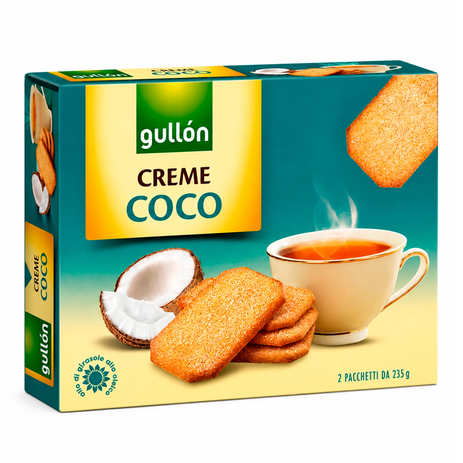 Печиво Gullon Creme coconut 500г