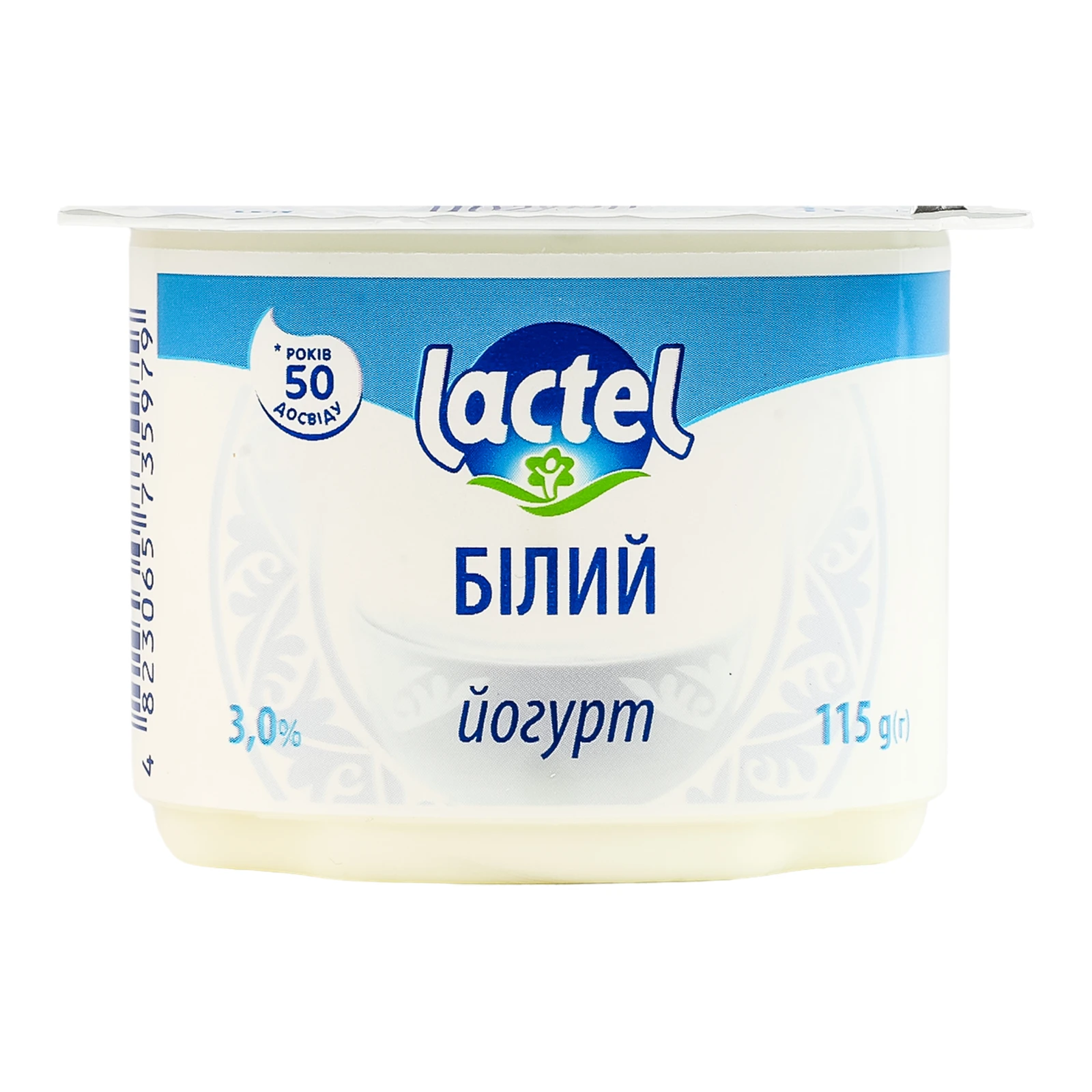 Йогурт Lactel Білий 3% 115г Фото №:1
