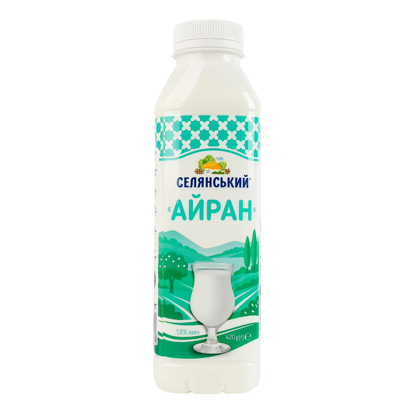 Айран Селянський 1.8% 420г фото 2