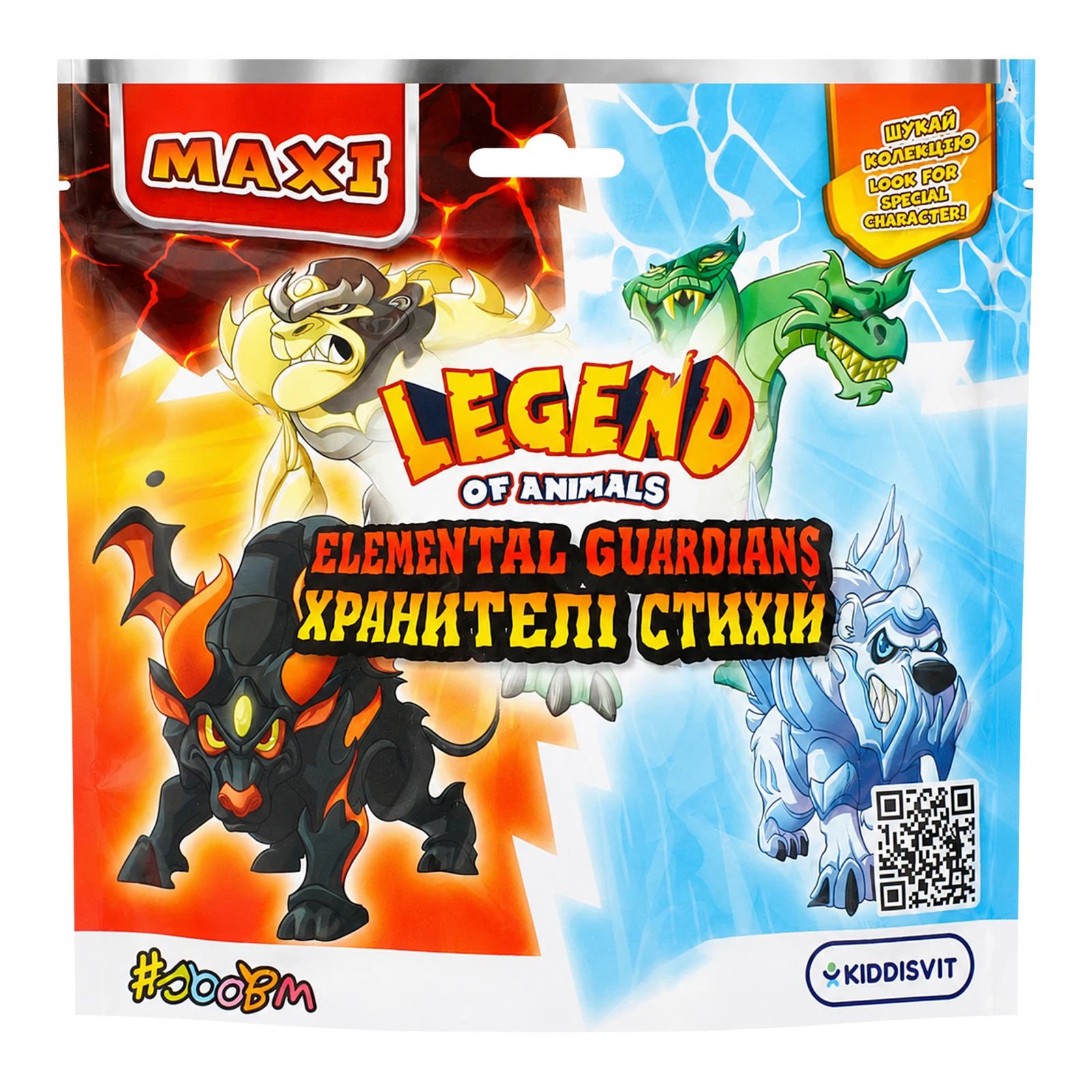 Стретч-іграшка #Sbabam Legend of animals Максі Хранителі стихій у вигляді тварини 162/CN23 в асортименті
