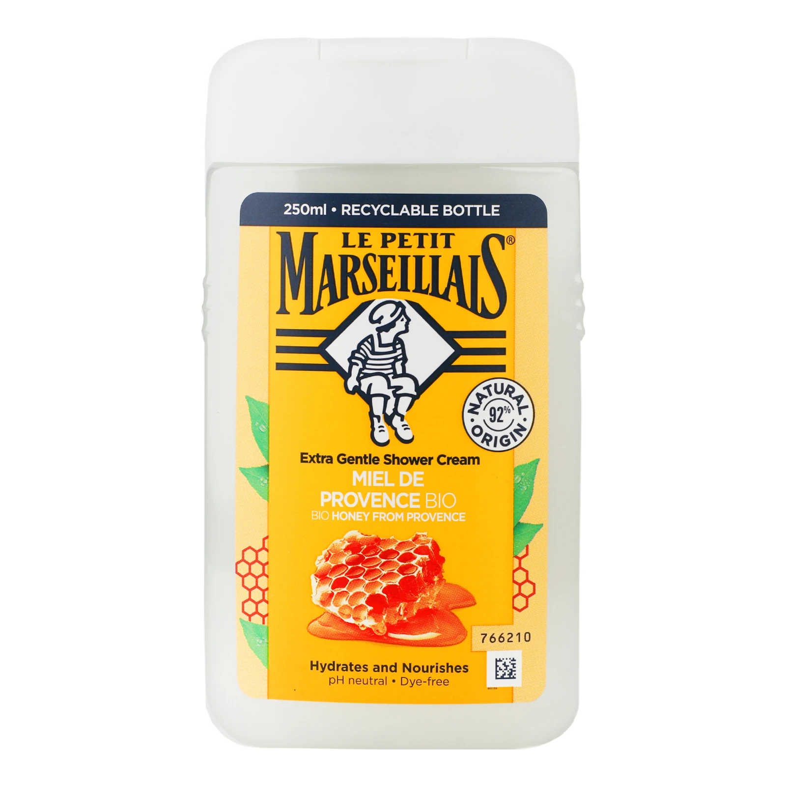 Гель для душу Le Petit Marseillais Bio Honey from Provence Медова насолода 250мл