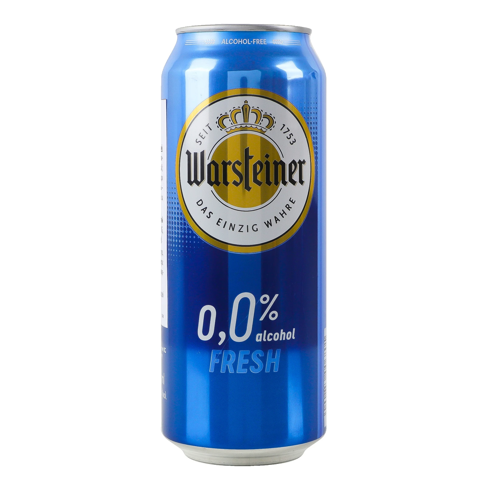 Пиво Warsteiner 0,5л Fresh б/алк з/б Новинка