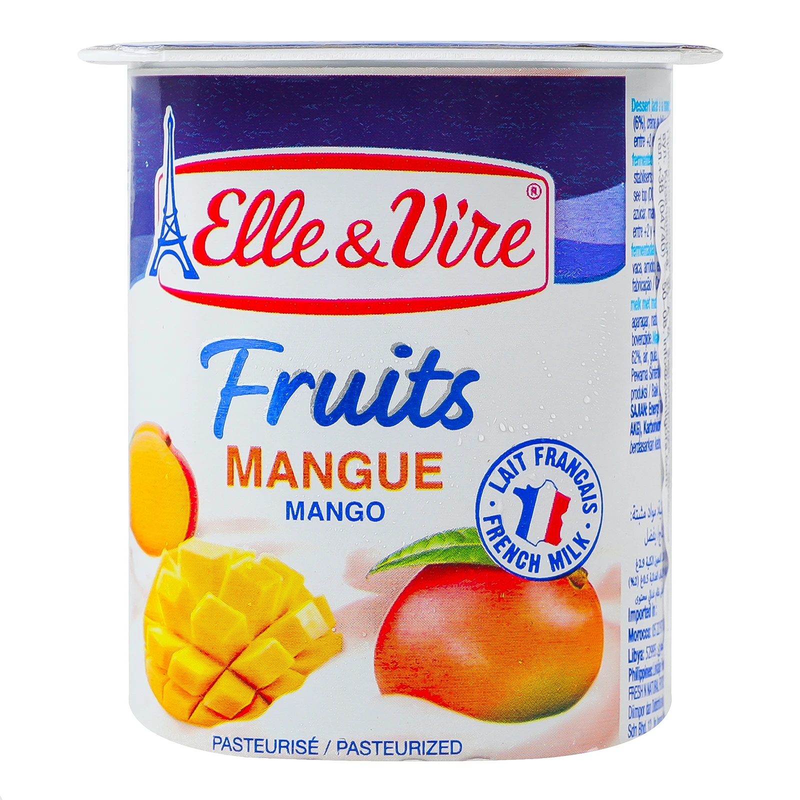 Десерт молочний Elle&Vire Fruits з манго 2.3% 125г