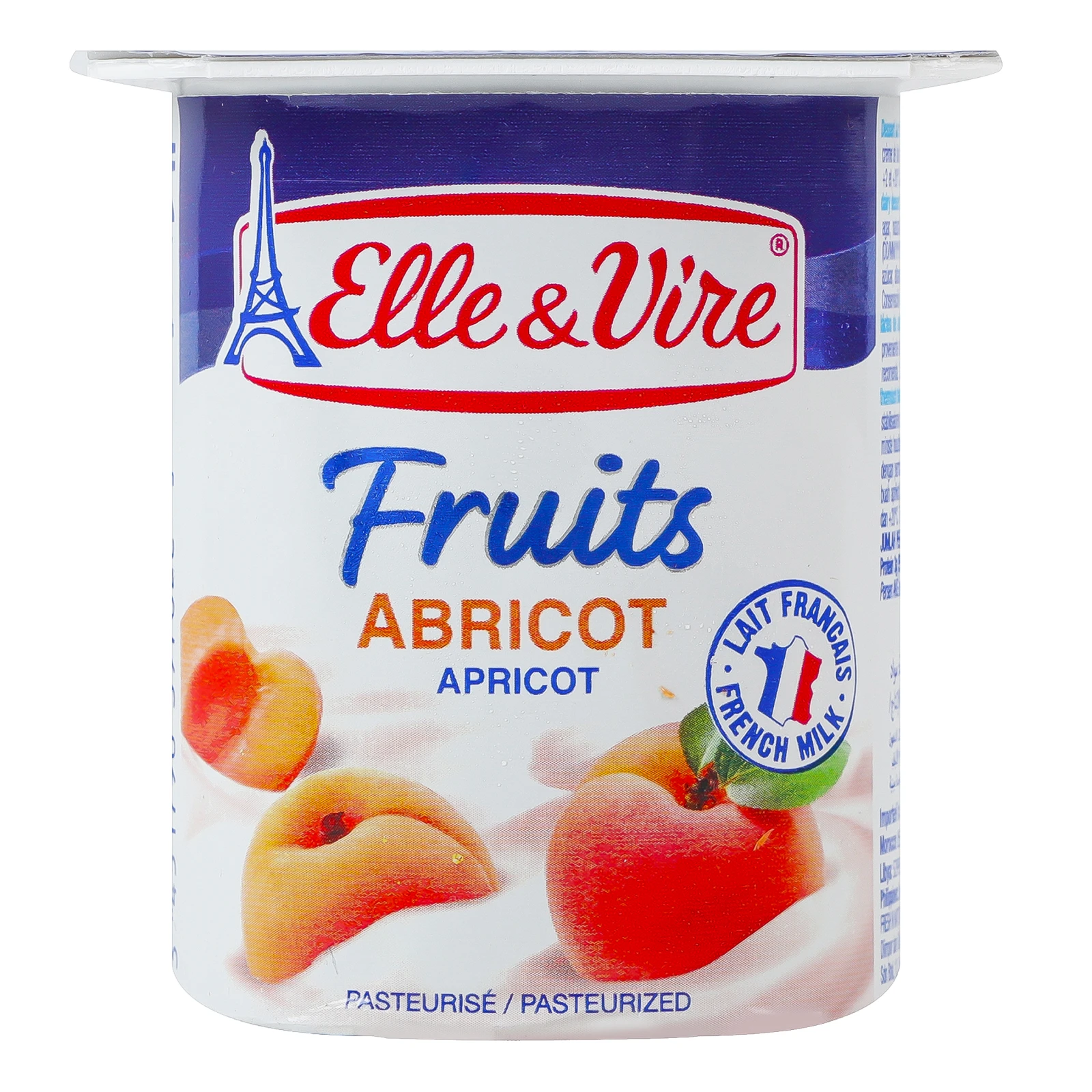 Десерт молочний Elle&Vire Fruits з абрикосом 2.3% 125г