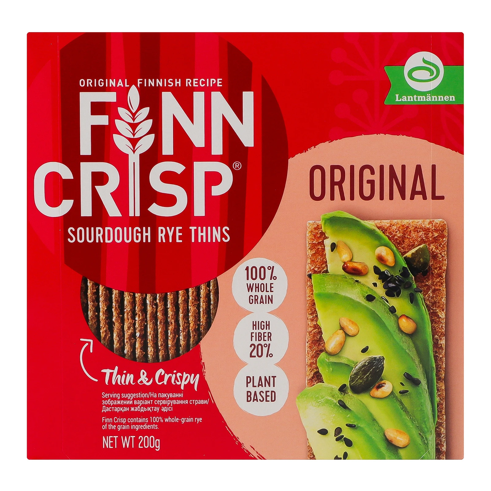 Сухарики житні Finn Crisp Original 200г Фото №:1