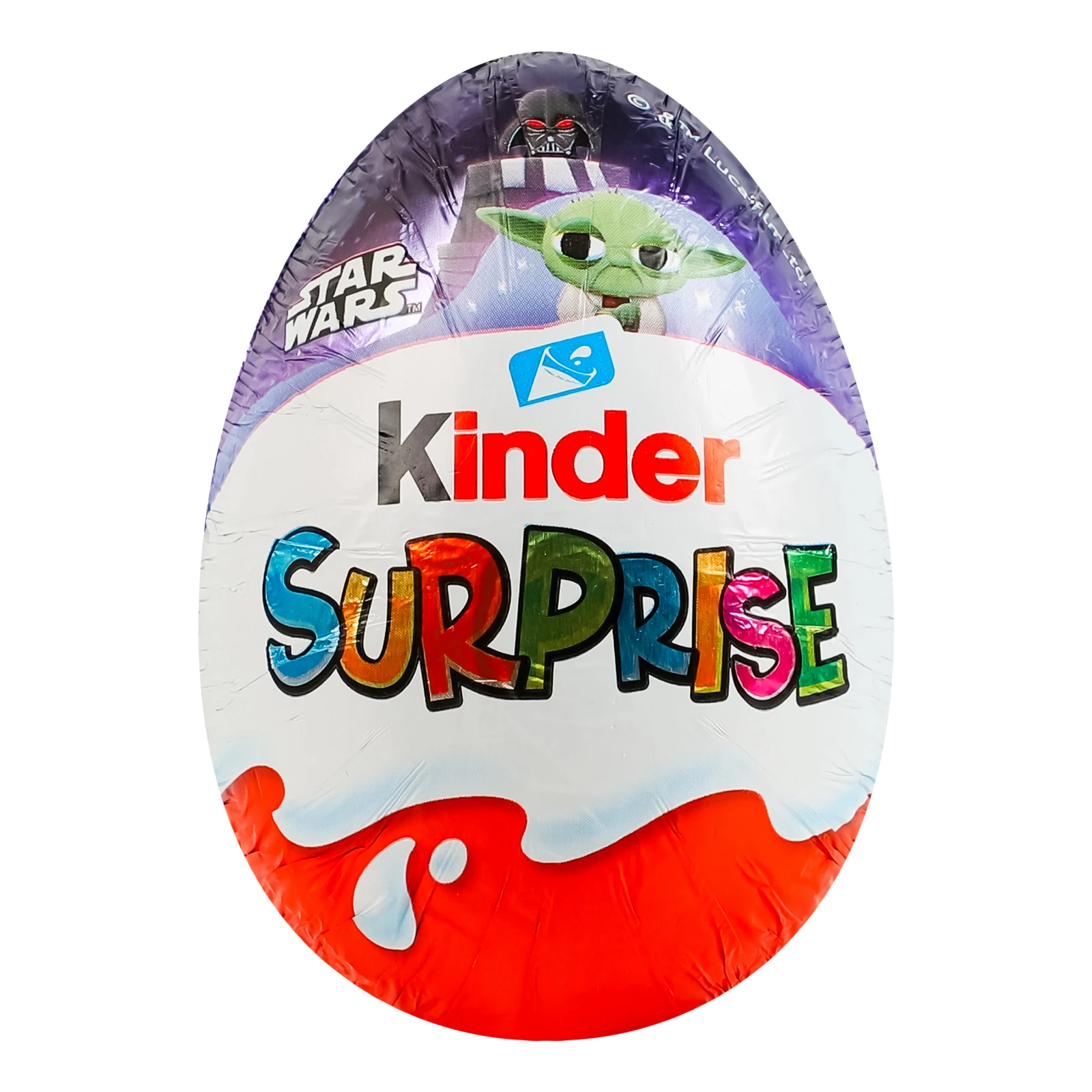 Яйце шоколадне Kinder Surprise з молочного шоколаду з молочним внутрішнім шаром та іграшкою 20г Фото №:1
