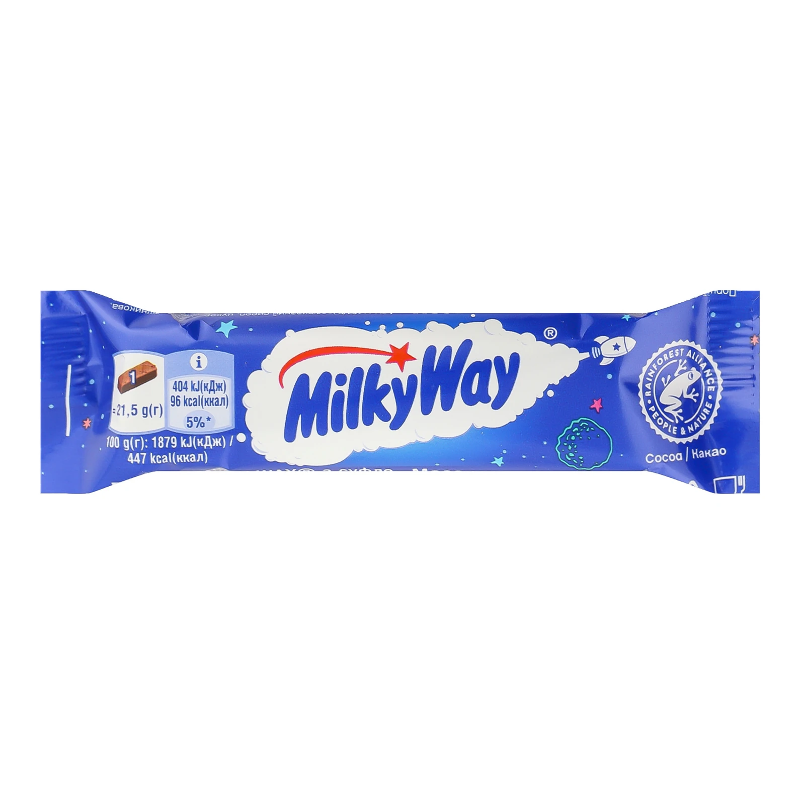 Батончик Milky Way з суфле вкритий молочним шоколадом 21.5г Фото №:1