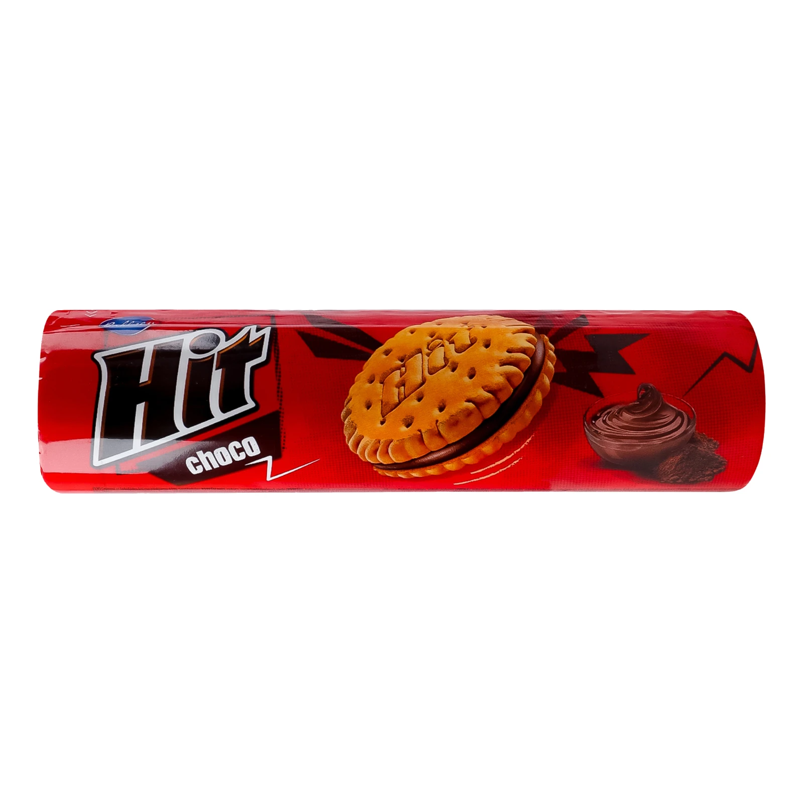 Печиво Hit Choco двошарове з начинкою з ароматом шоколаду 220г Фото №:1