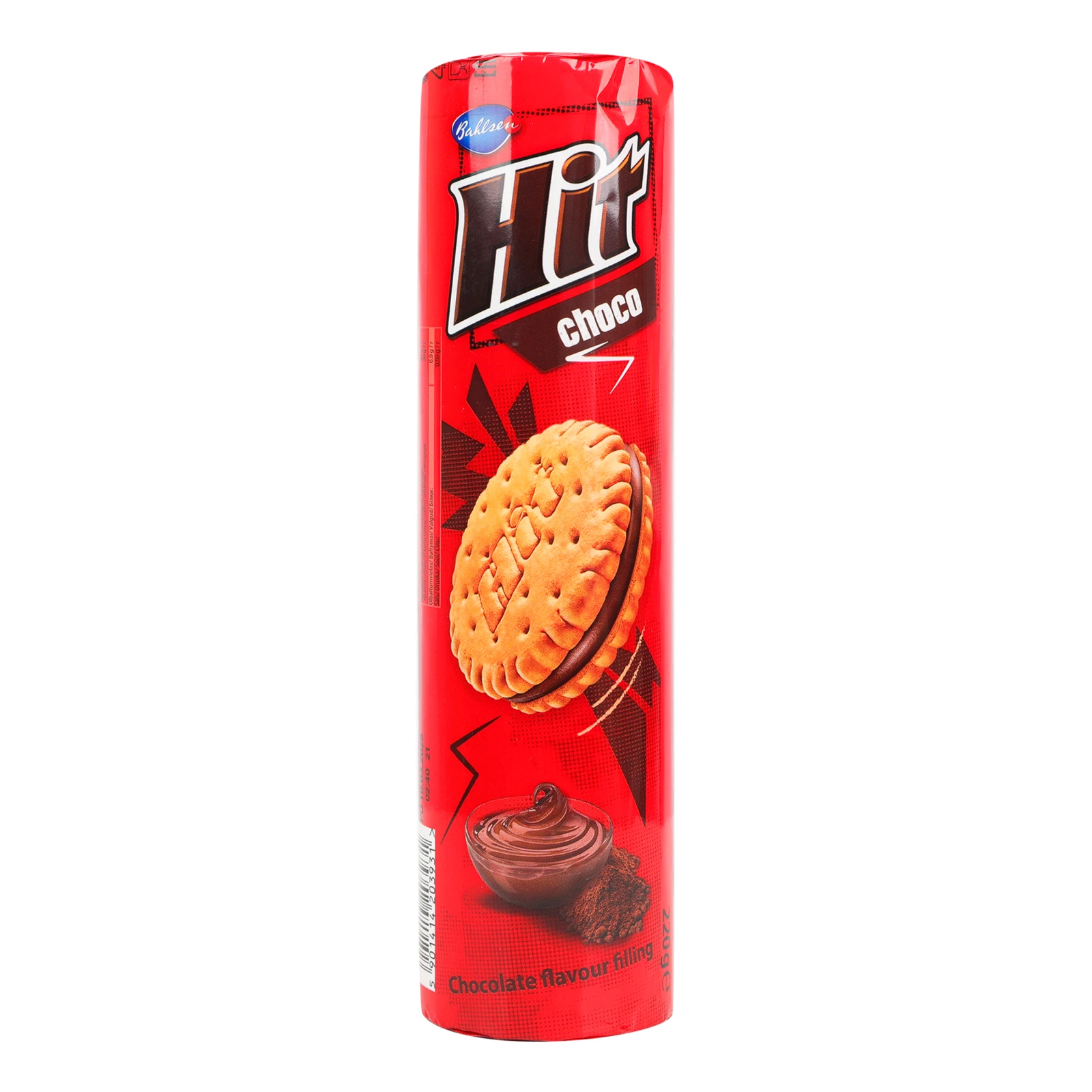 Печиво Hit Choco двошарове з начинкою з ароматом шоколаду 220г