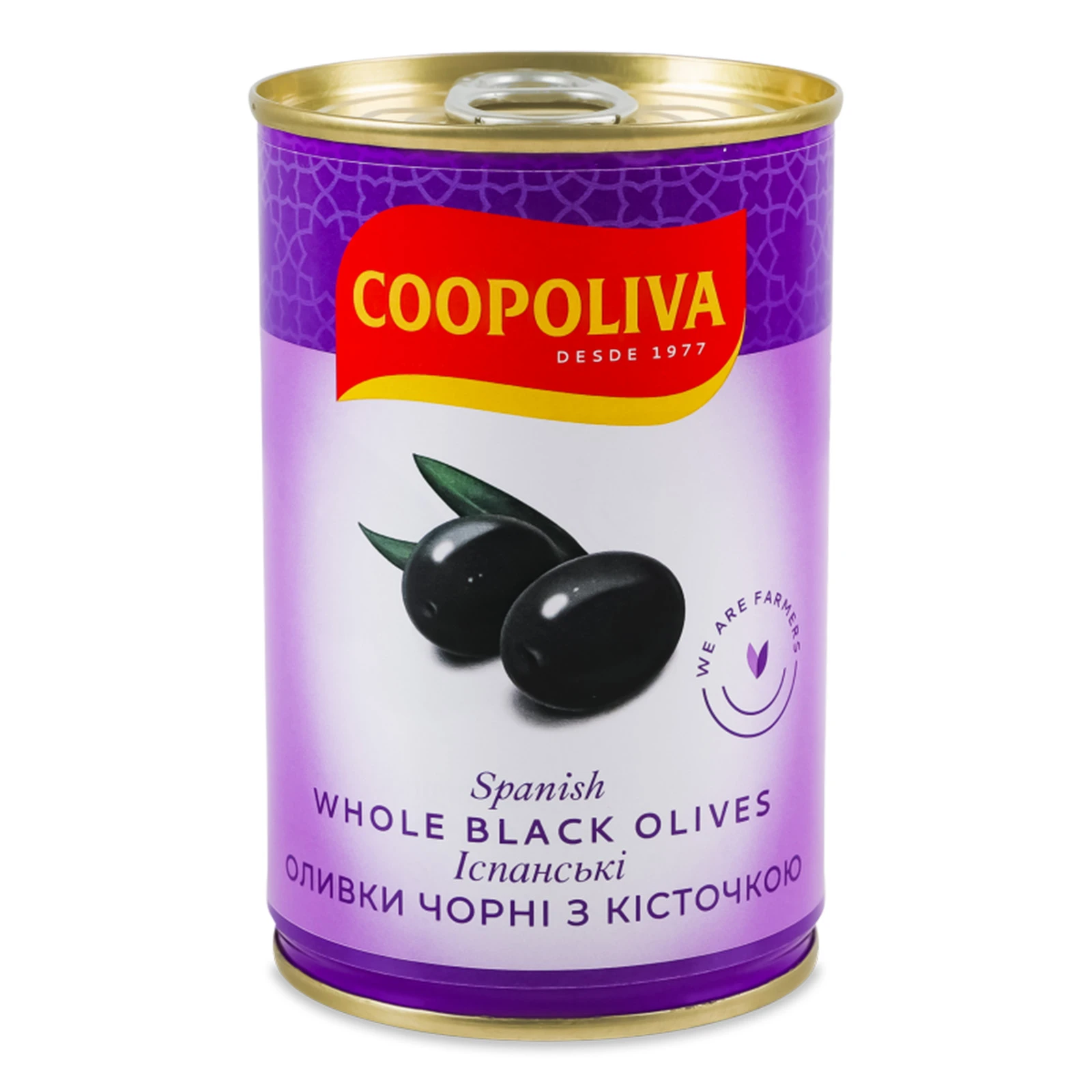 Маслини Coopoliva з кісточкою 350г