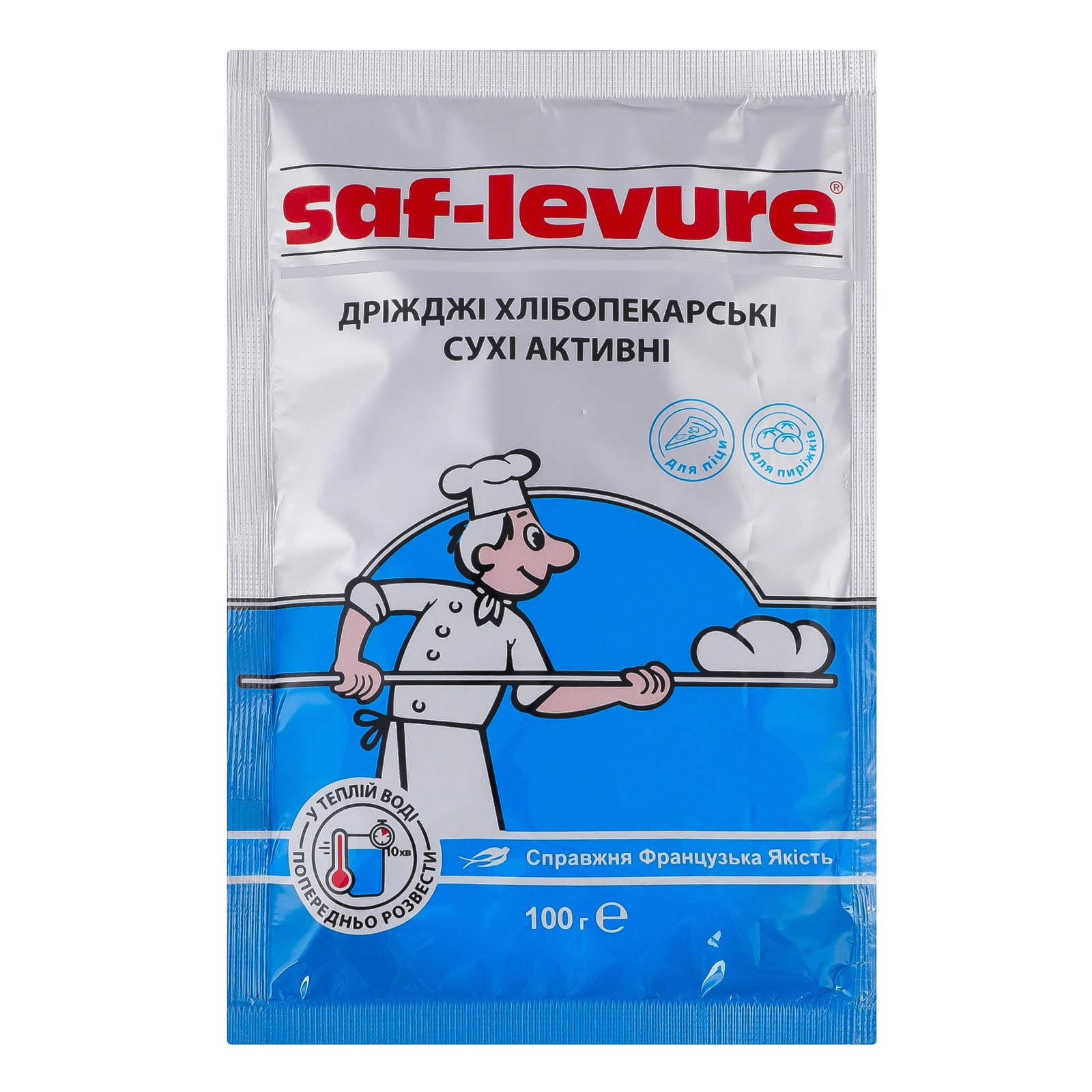 Дріжджі Саф-Левюр хлібопекарські сухі активні 100г Фото №:1