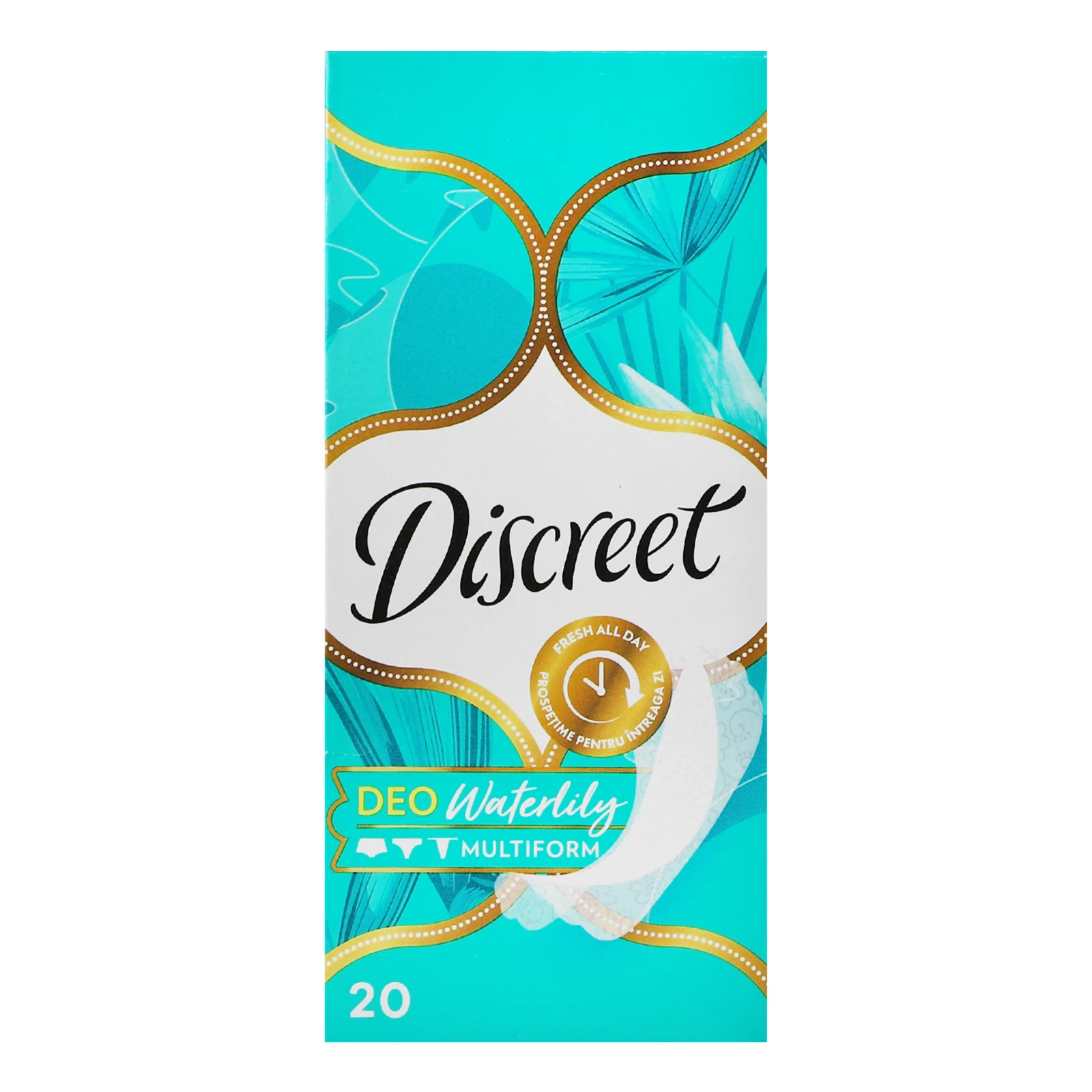 Прокладки щоденні Discreet Deo Waterlily 20шт/уп Фото №:1