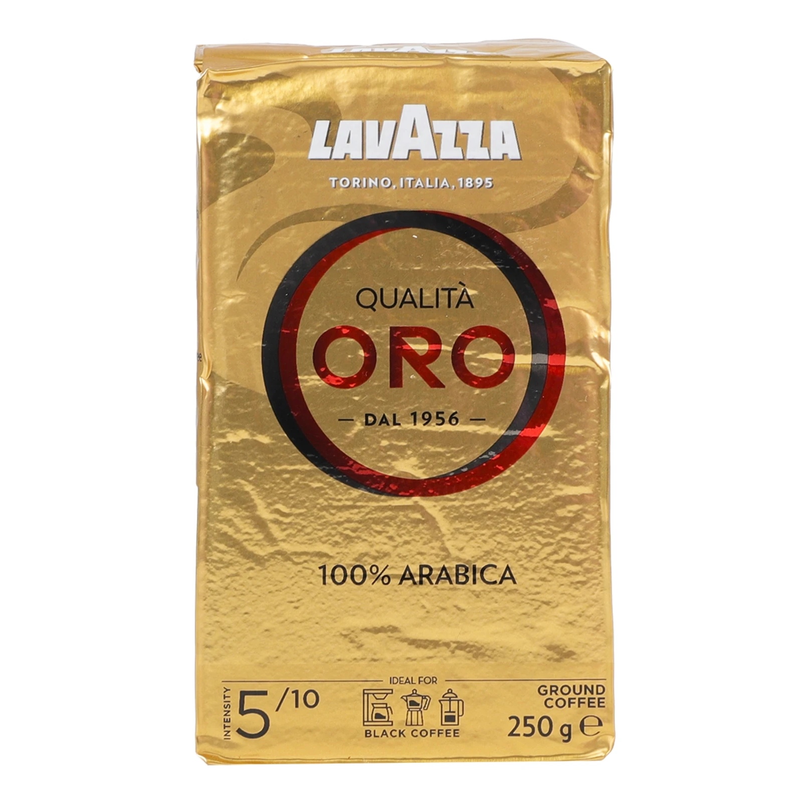 Кава Lavazza Qualita Oro натуральна смажена мелена 250г Фото №:1
