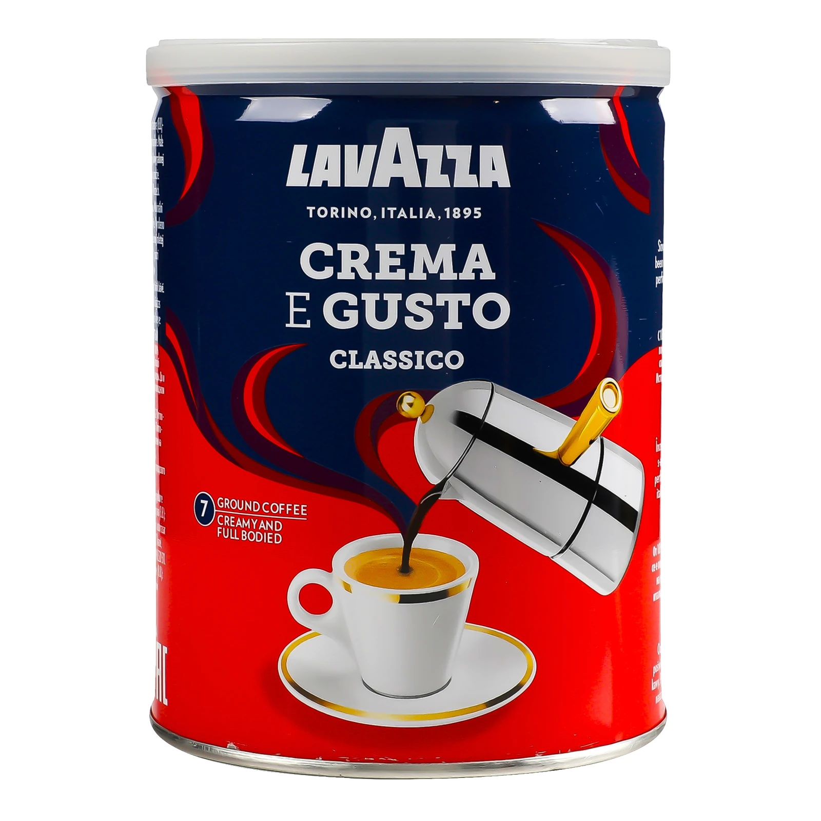Кава Lavazza Crema e Gusto натуральна смажена мелена 250г Фото навігації №:1