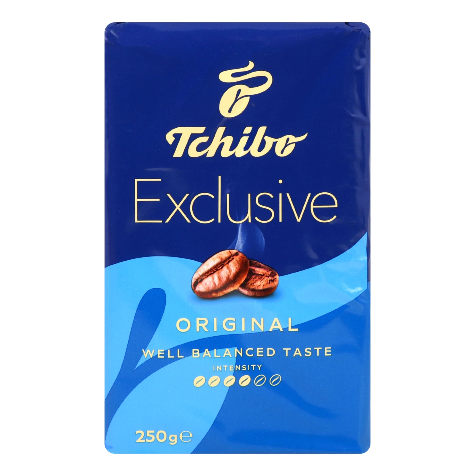Кава Tchibo Exclusive Original натуральна смажена мелена 250г Фото №:1
