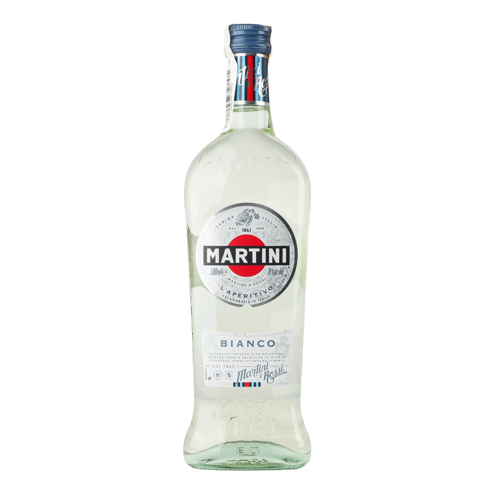 Вермут Martini Bianco білий десертний 15% 0.5л Фото №:1