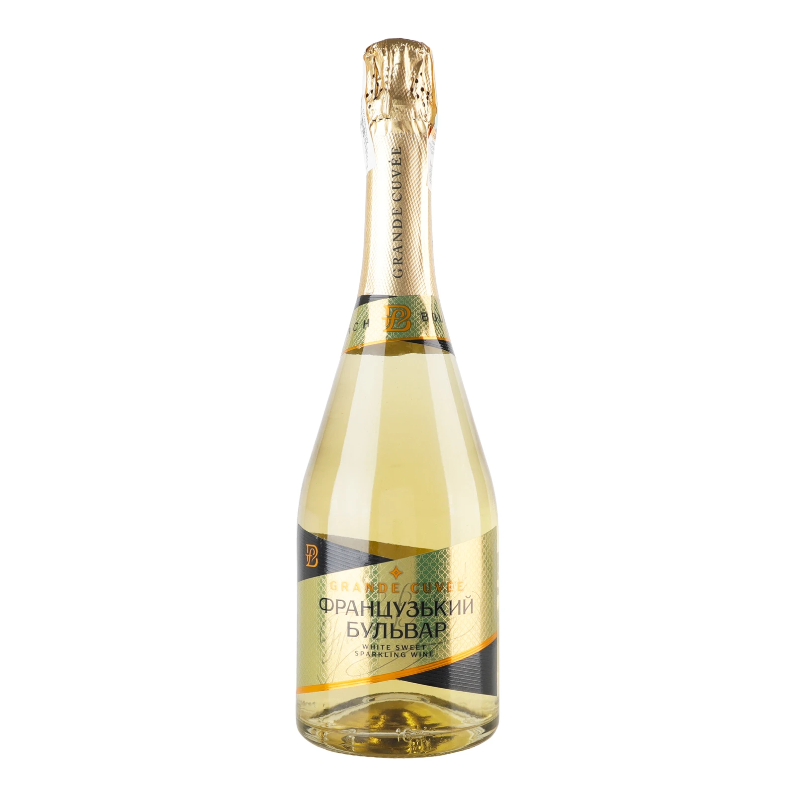 Вино ігристе Французький бульвар Grand Cuvee Золоте біле солодке 10-13.5% 0.75л