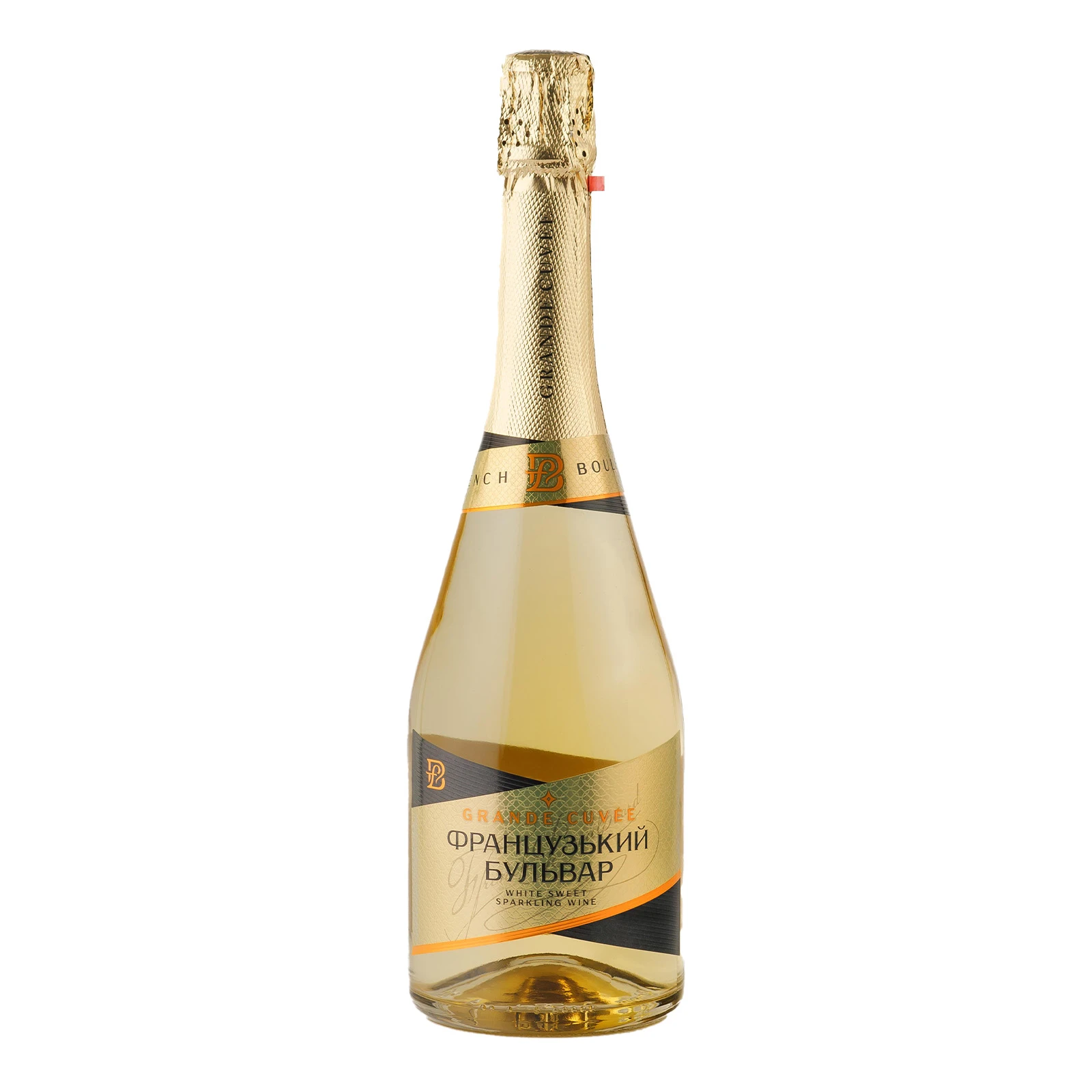 Вино ігристе Французький бульвар Grand Cuvee Gold біле солодке 10-13.5% 0.75л Фото навігації №:1