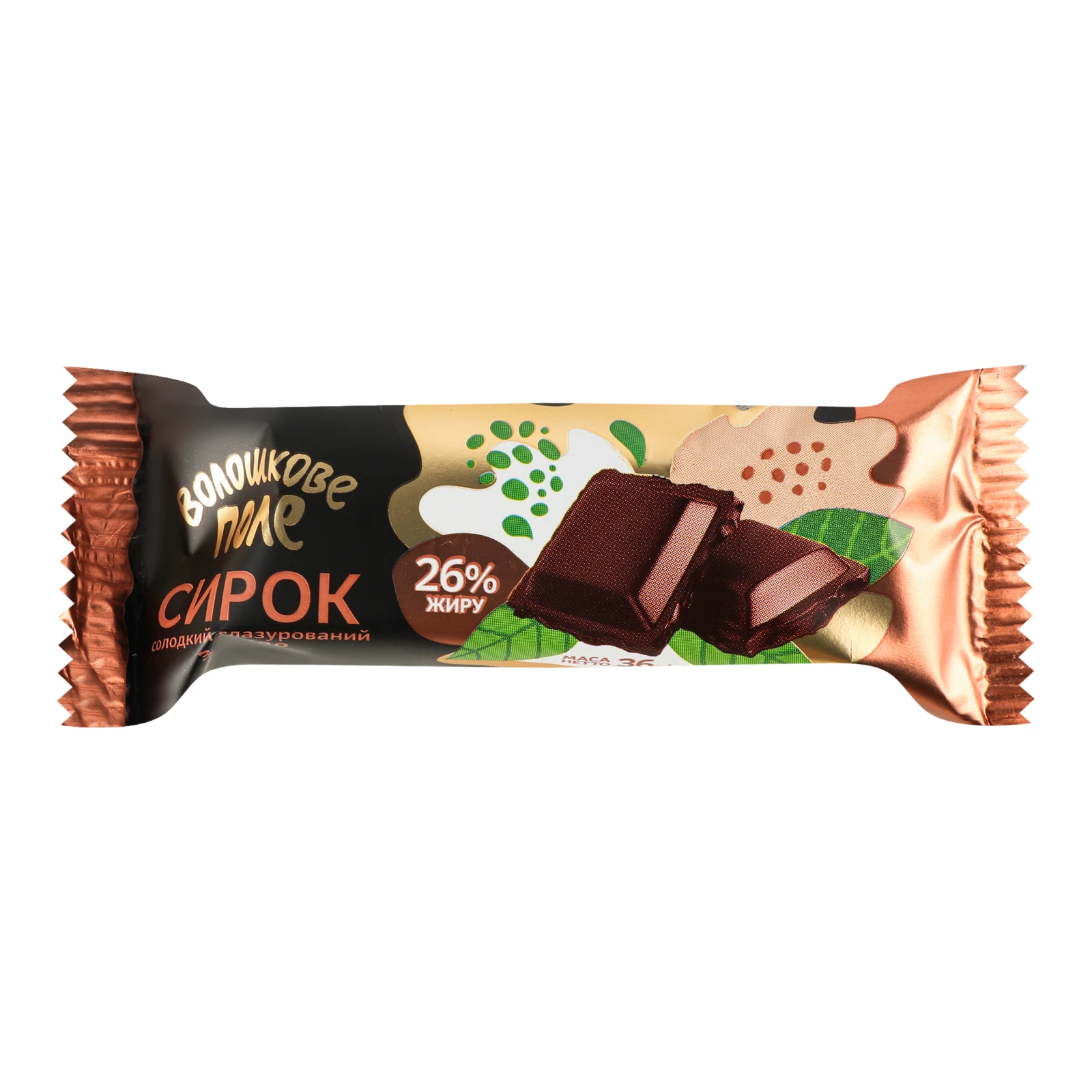 Сирок глазурований Волошкове поле з какао 26% 36г Фото №:1