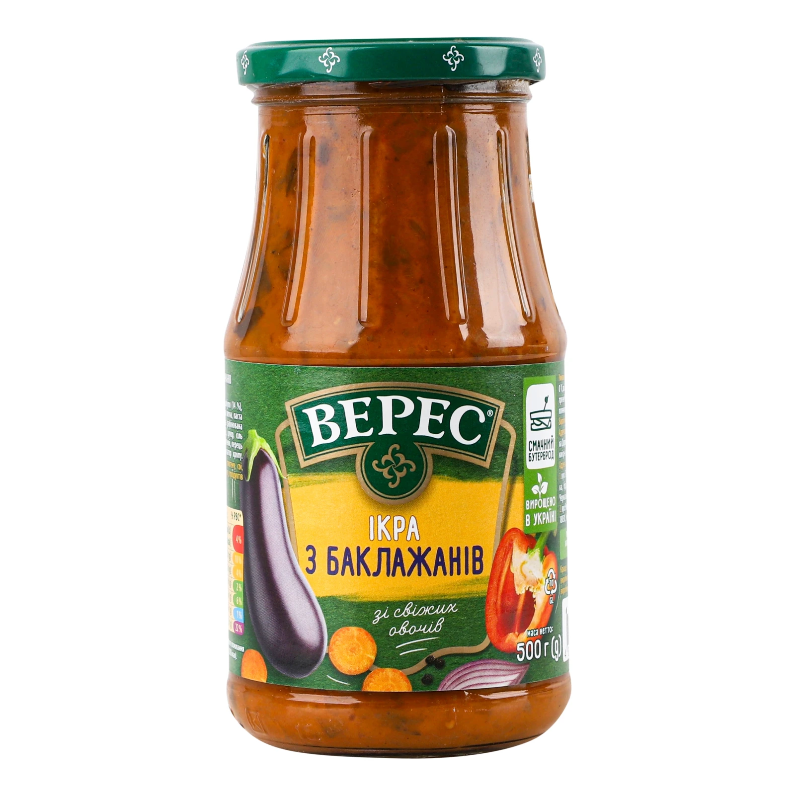 Ікра Верес з баклажанів Екстра 500г Фото №:1