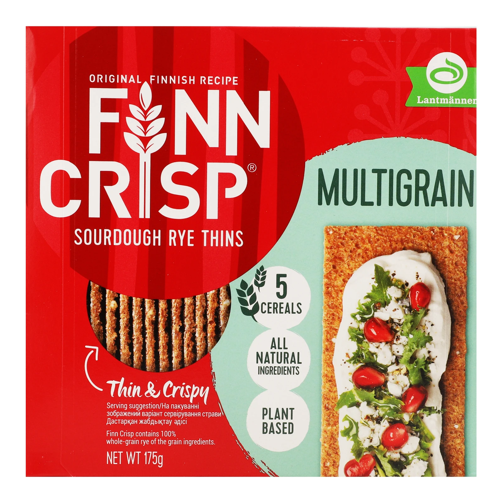 Сухарики Finn Crisp Multigrain з декількох видів зерна 175г
