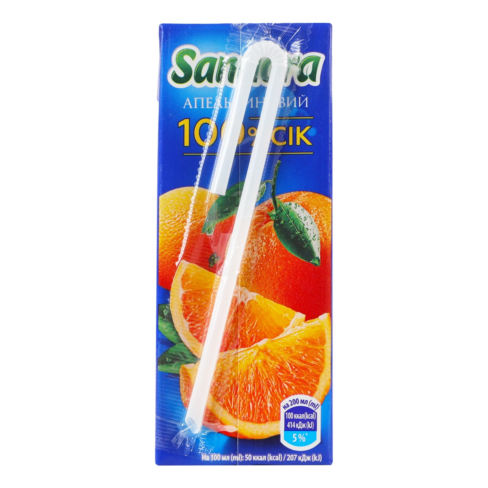 Сік Sandora відновлений неосвітлений апельсиновий 200мл Фото №:2