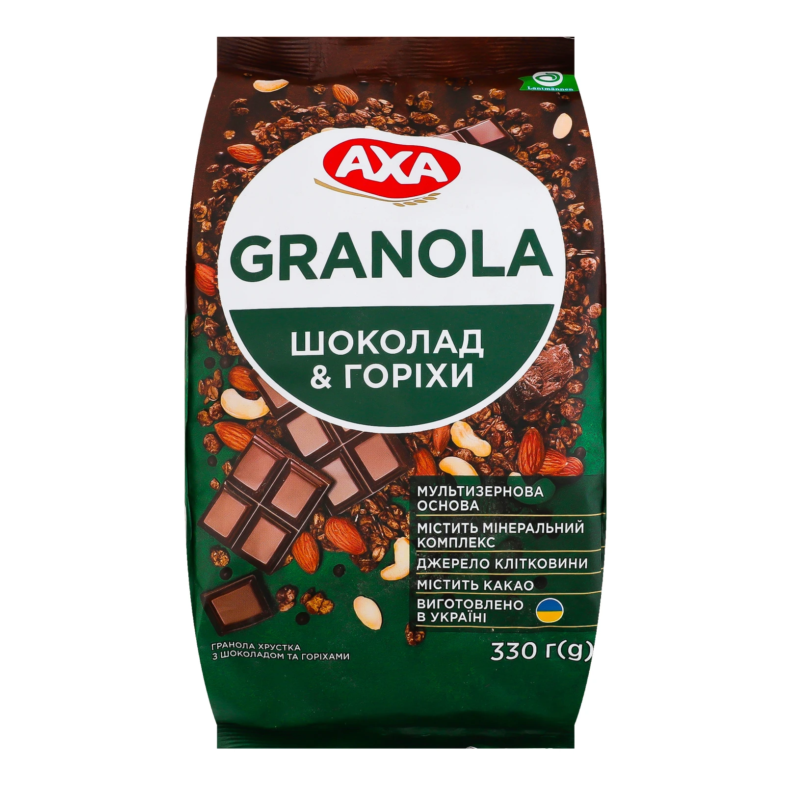 Гранола Axa хрустка Шоколад&Горіхи 330г