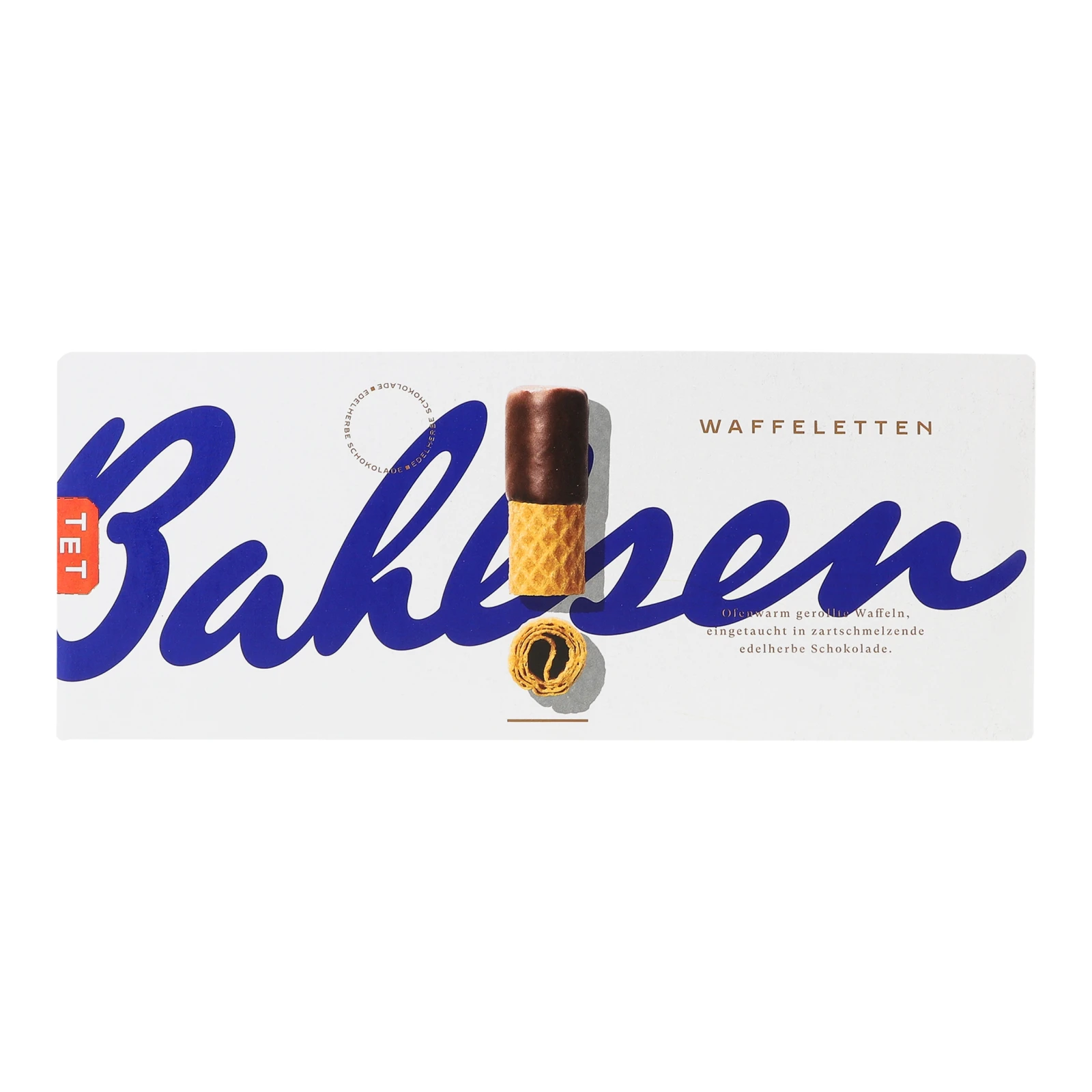 Трубочки вафельні Bahlsen у темному шоколаді 100г Фото №:1