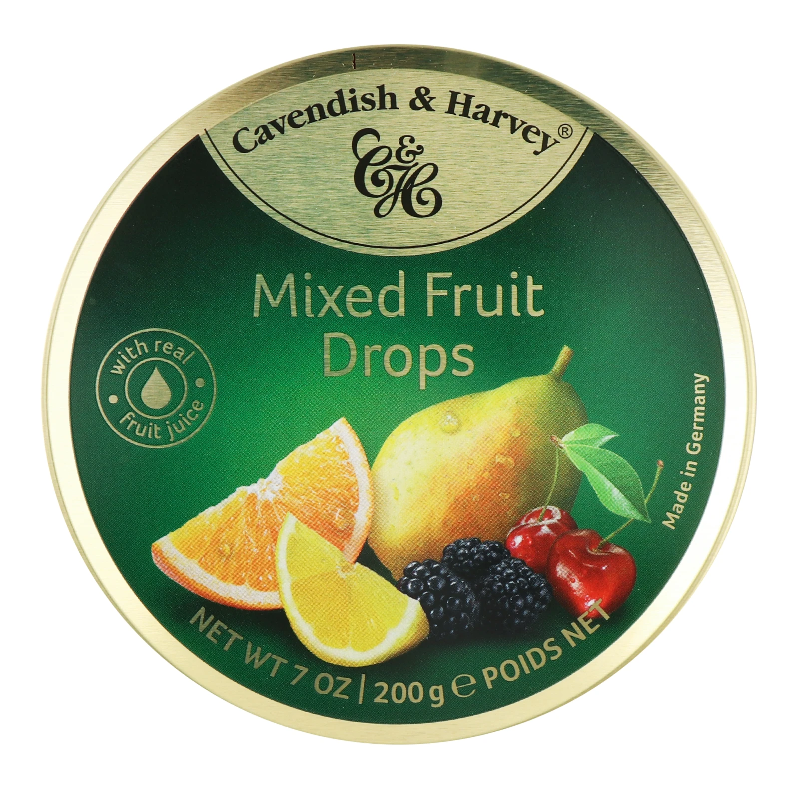 Льодяники Cavendish&Harvey Mixed Fruit Drops 200г Фото навігації №:1