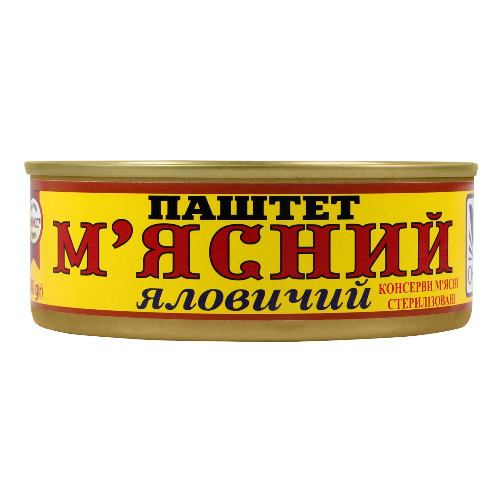 Паштет Онисс м'ясний яловичий 240г Фото №:1