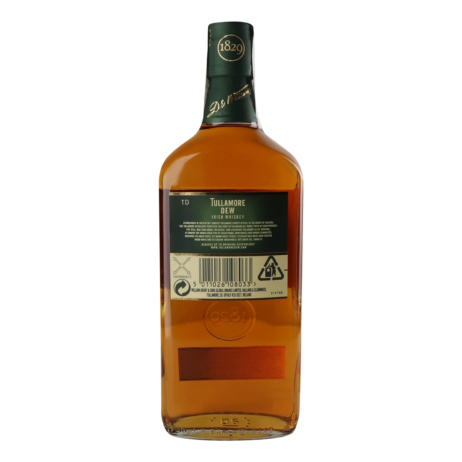Віскі Tullamore Dew 40% 0.7л Фото №:2