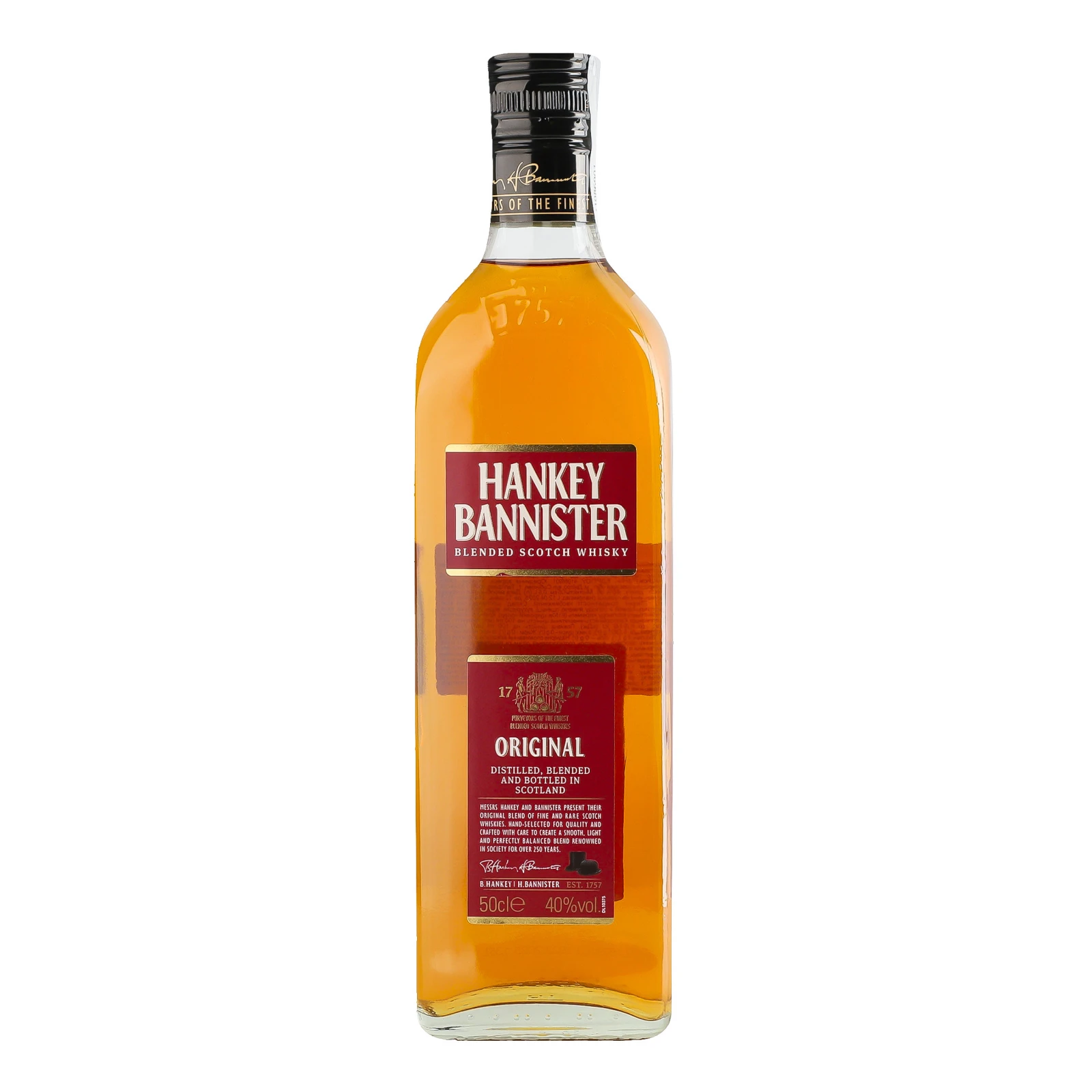 Віскі Hankey Bannister Original 40% 0.5л Фото №:1